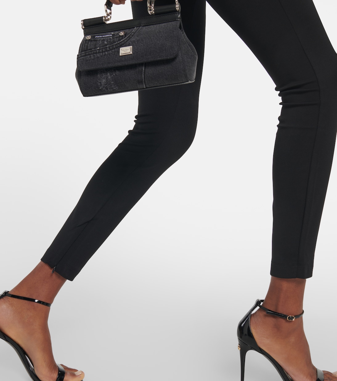 High-rise cutout skinny pants | Dolce&Gabbana