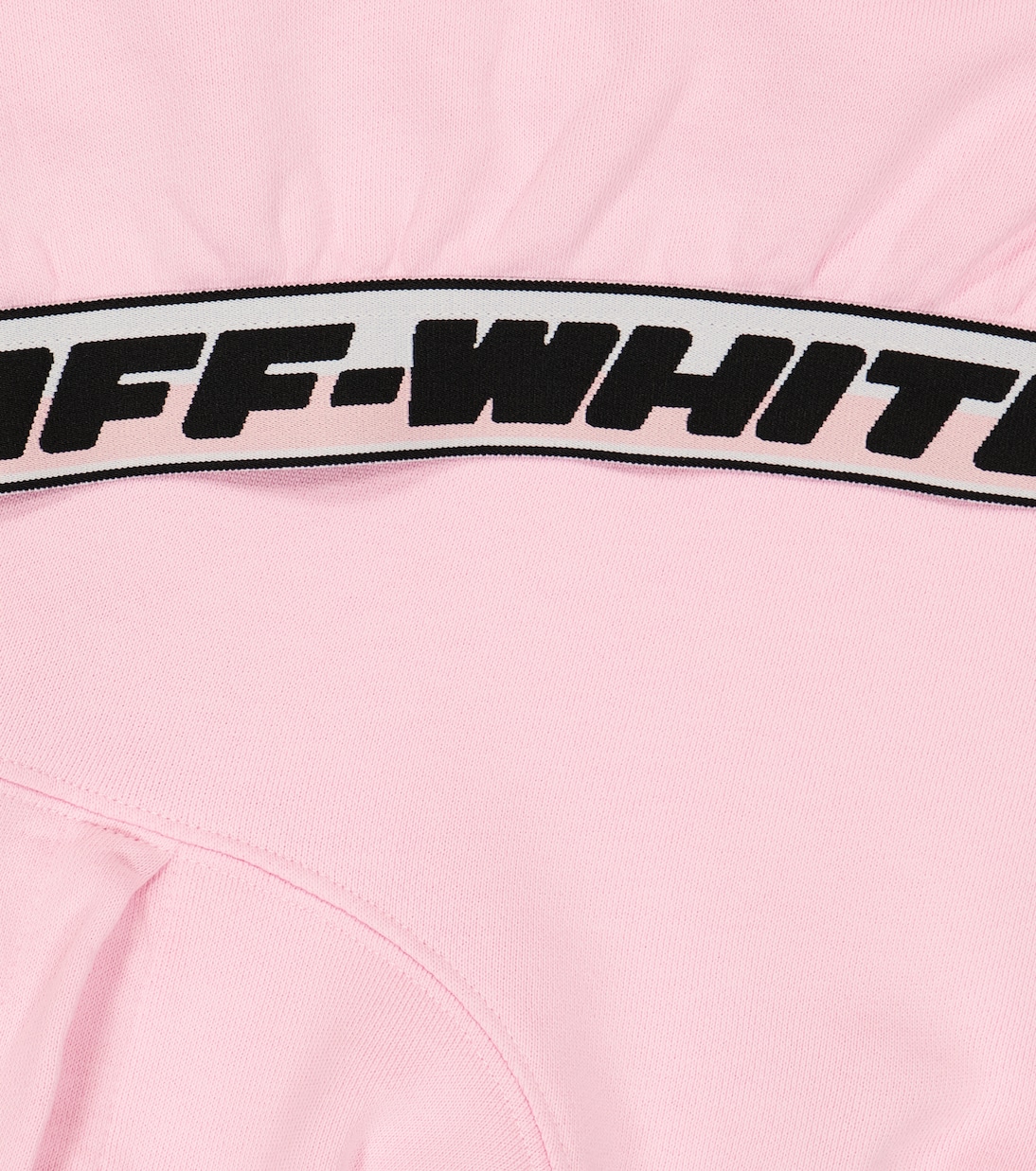 Sudadera en jersey de algodón cropped | Off-White Kids