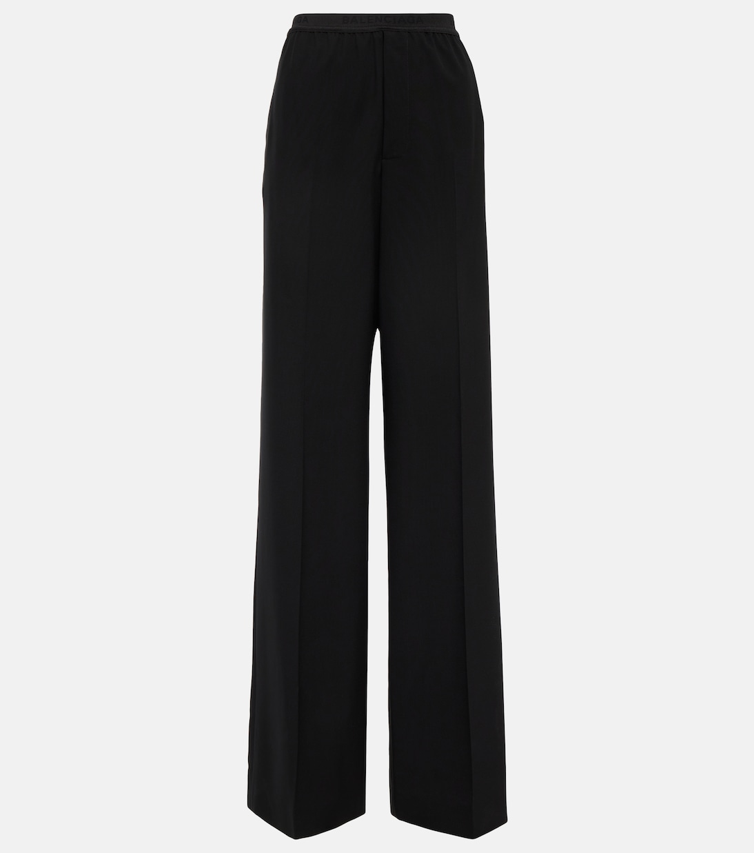 Pantalones Balenciaga de corte amplio y tiro medio en lana para jóvenes modernos