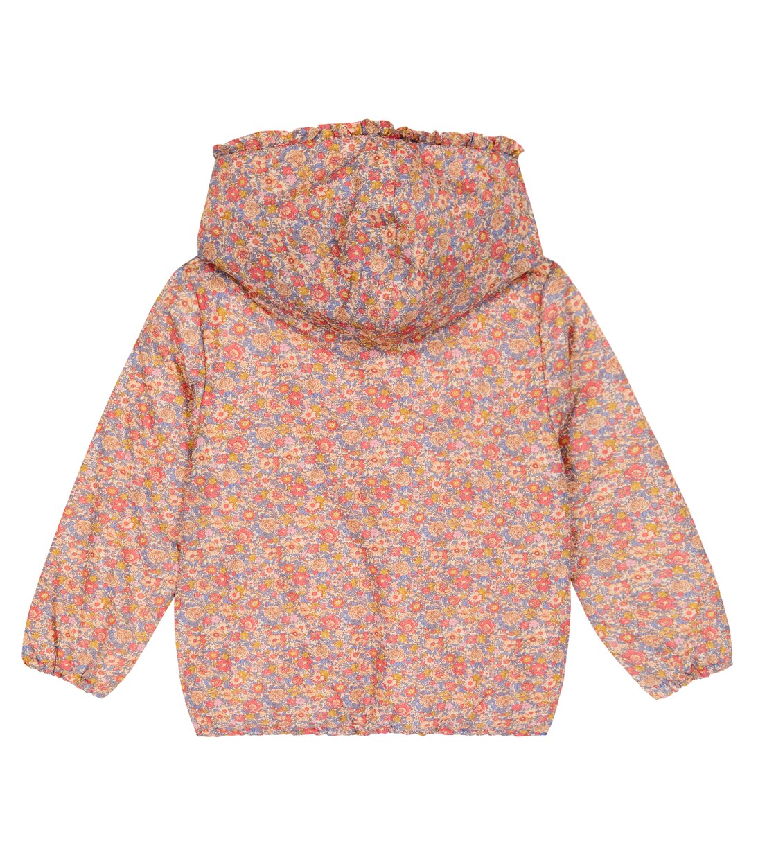 Chaqueta acolchada floral con capucha | Tartine et Chocolat