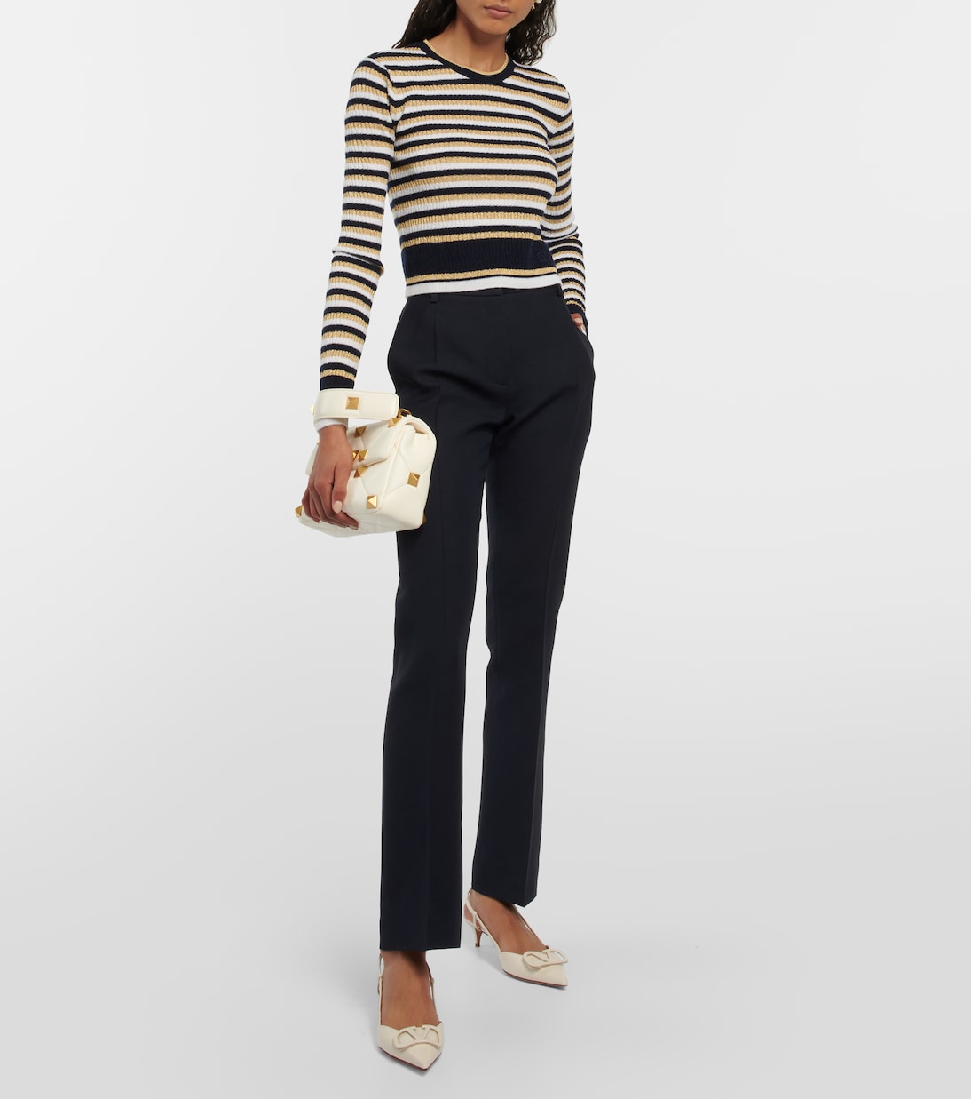 Pullover aus Wolle und Lurex® | Valentino