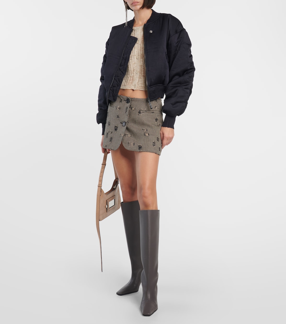 Botas altas de piel | Acne Studios