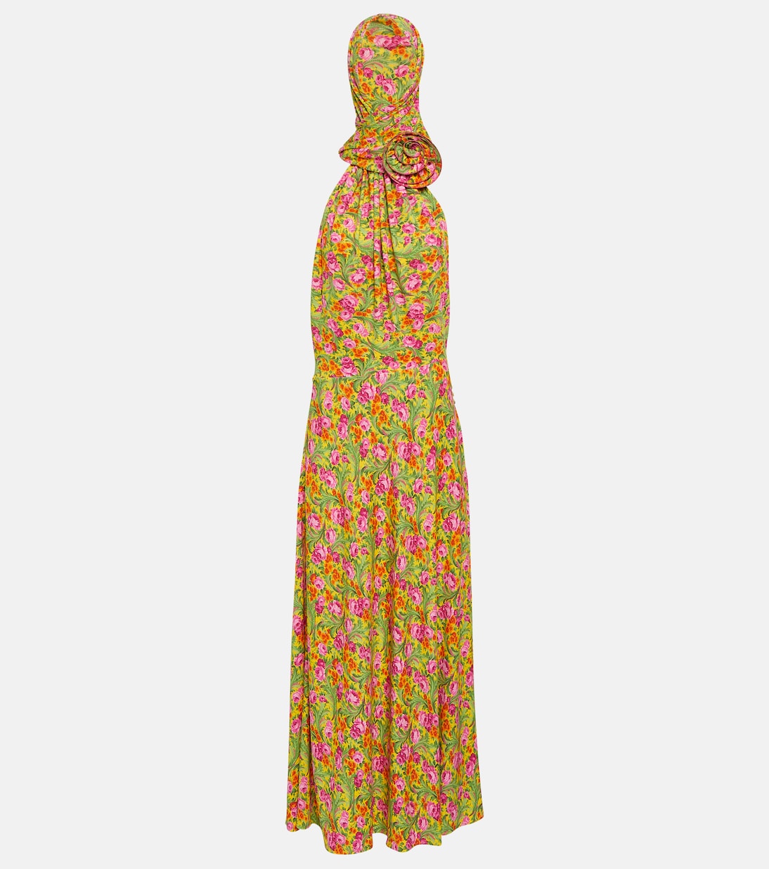 Robe longue à capuche et fleurs | Magda Butrym