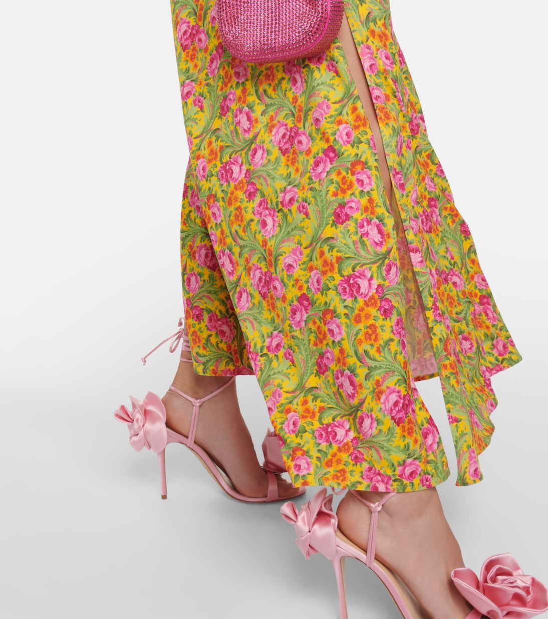 Robe longue à capuche et fleurs | Magda Butrym
