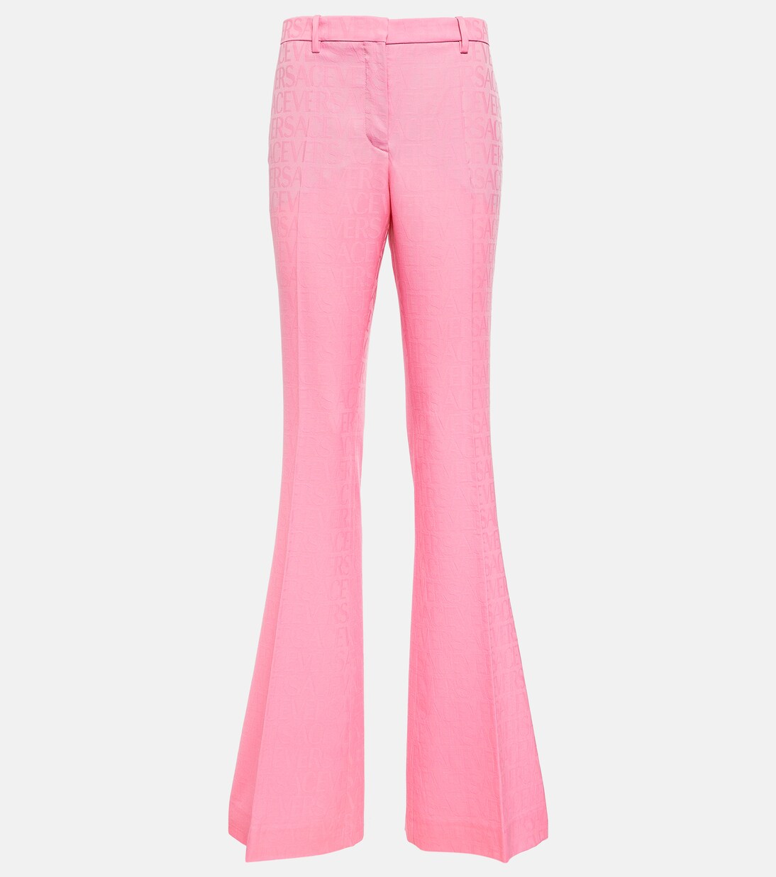 Versace Allover flared wool pants | Versace