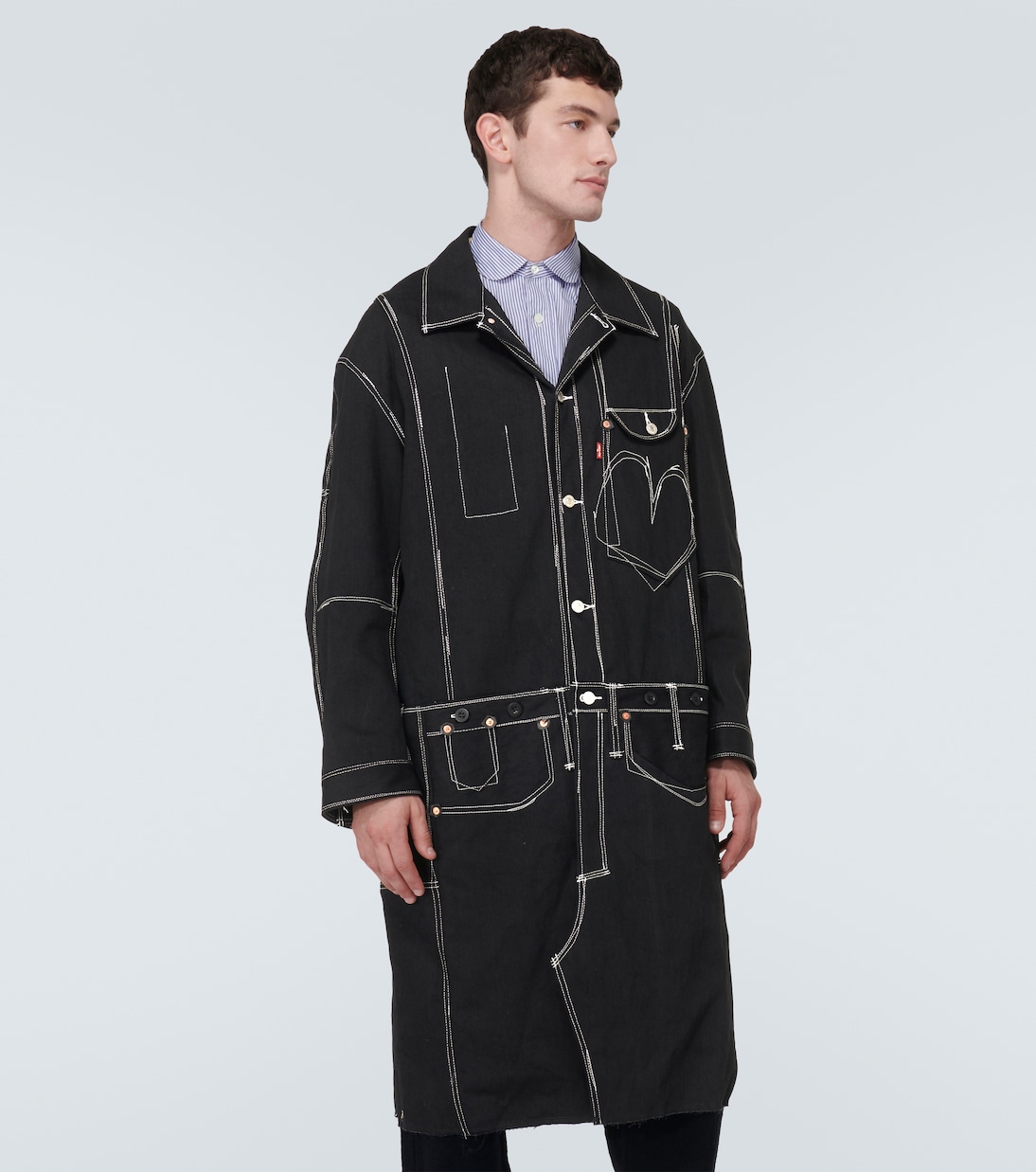 Mantel aus Denim | Junya Watanabe