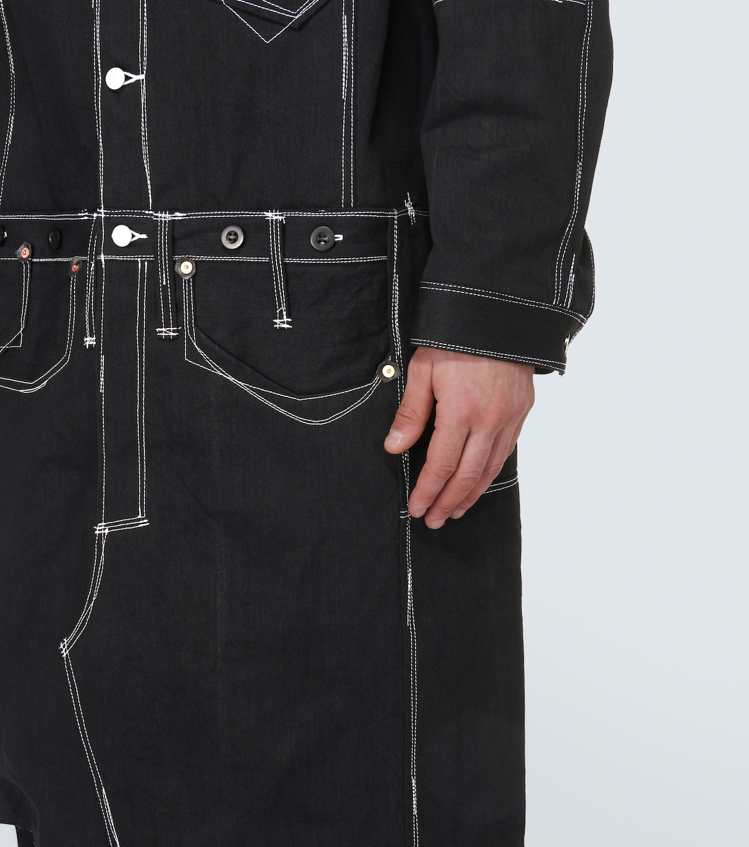 Mantel aus Denim | Junya Watanabe