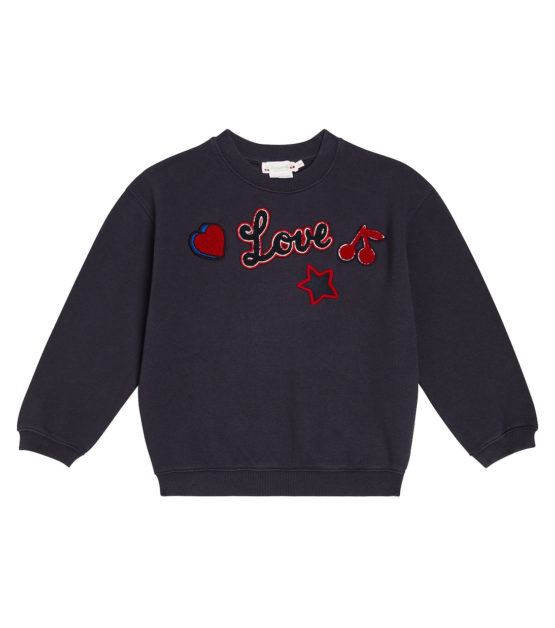 Sudadera Talya de algodón con aplique | Bonpoint
