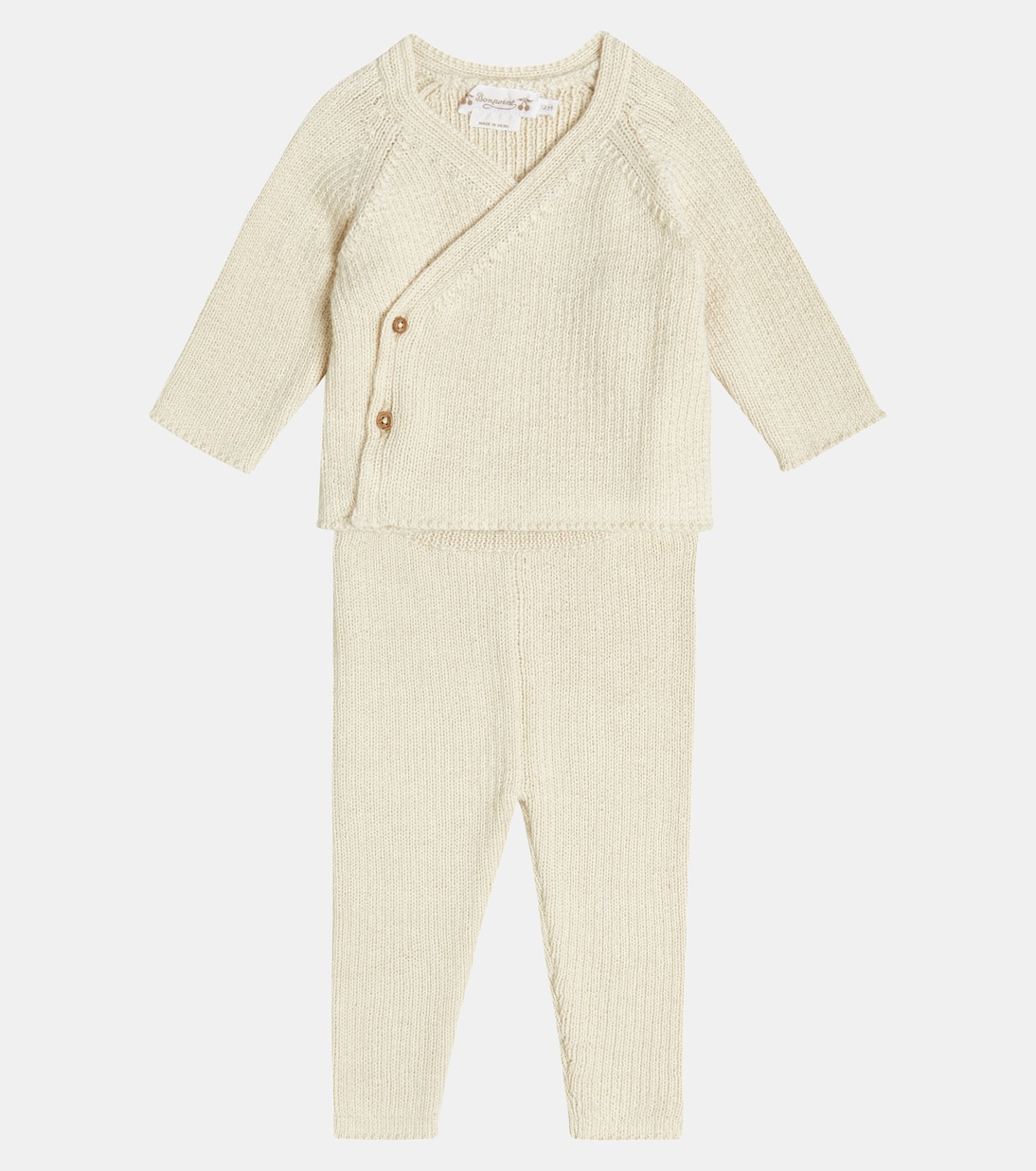 Baby Theva sweater and sweatpants set | Bonpoint