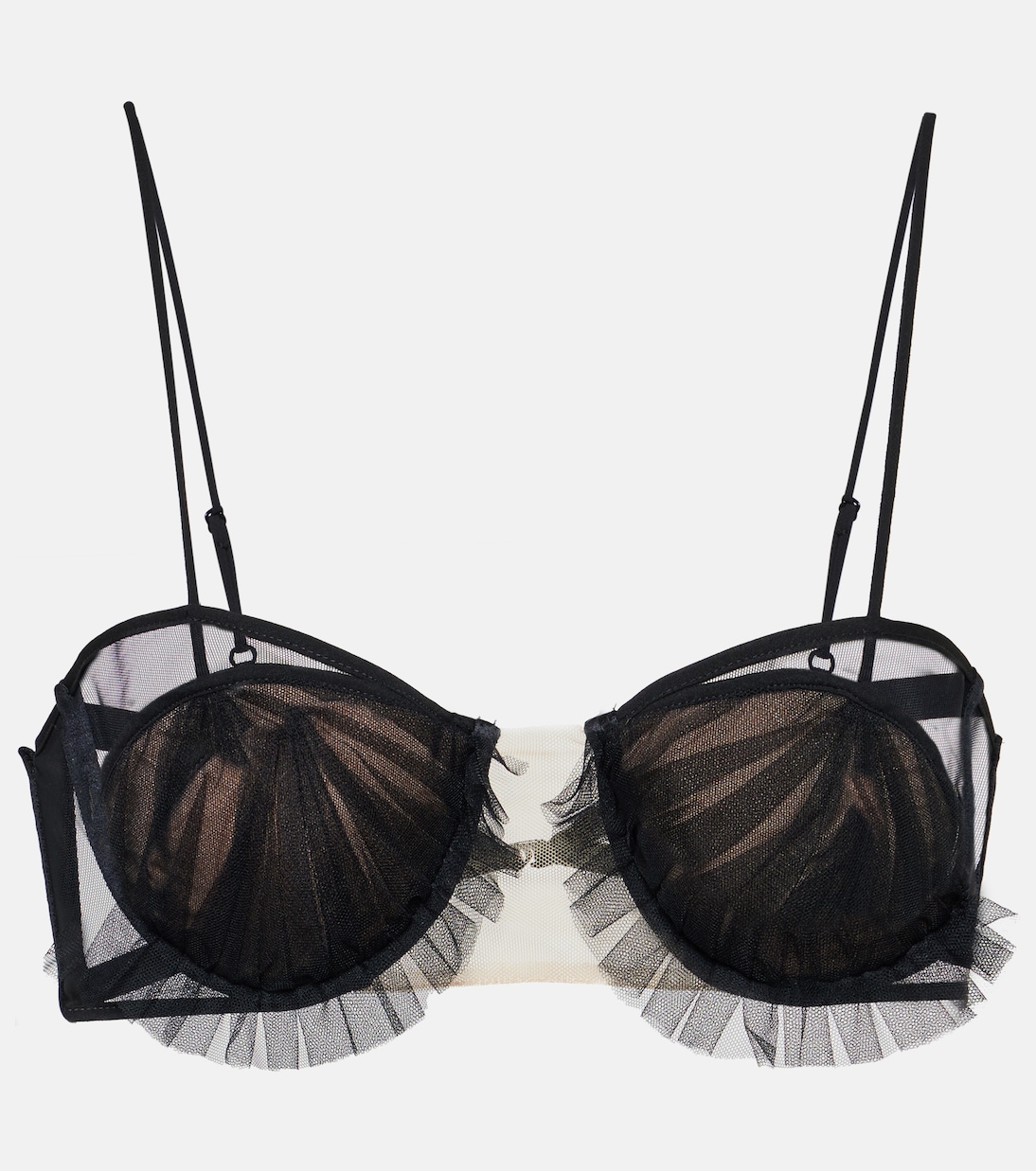 Reggiseno Exploding Flower in tulle | Nensi Dojaka
