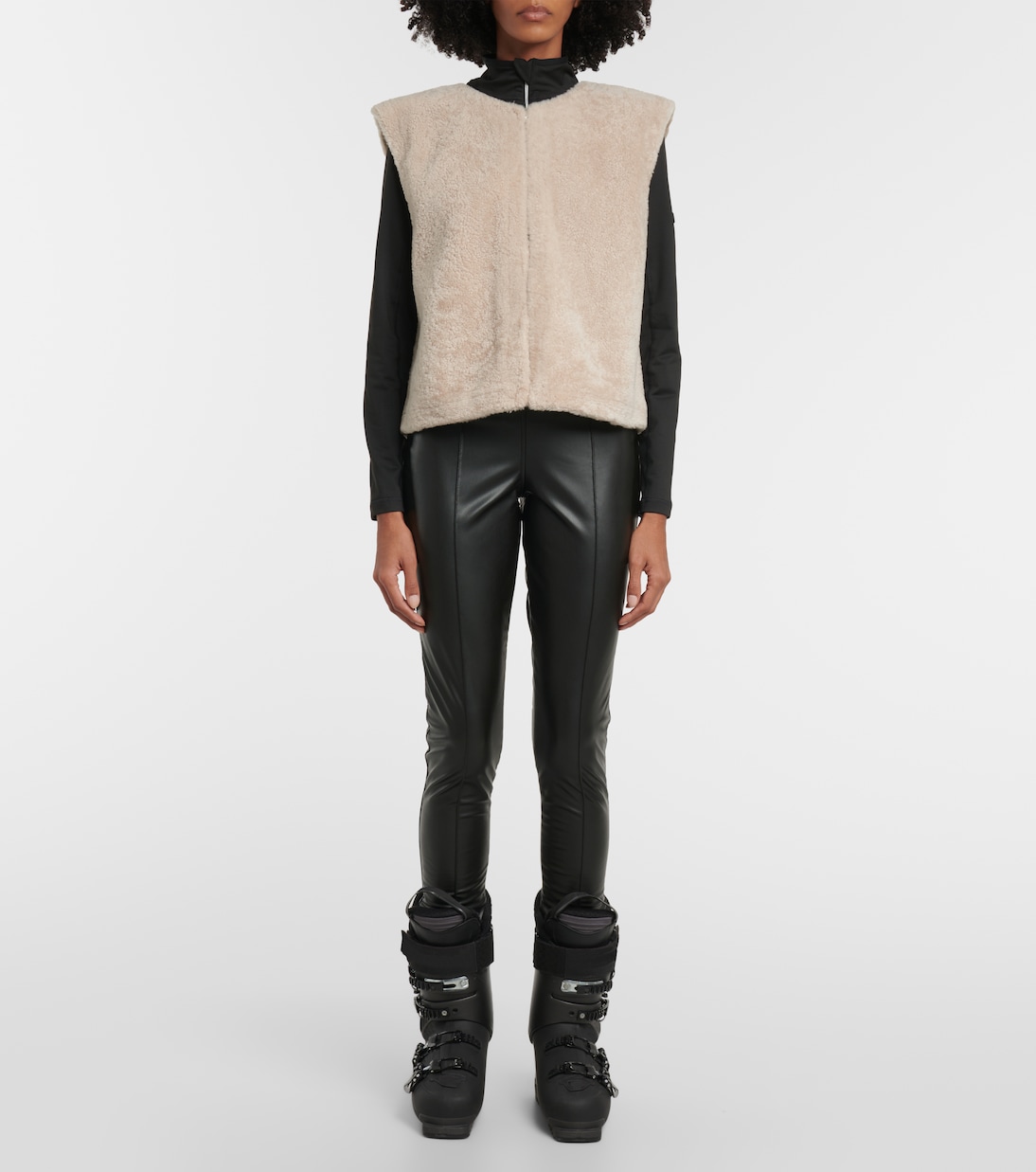 Pegaso faux leather leggings | Jet Set