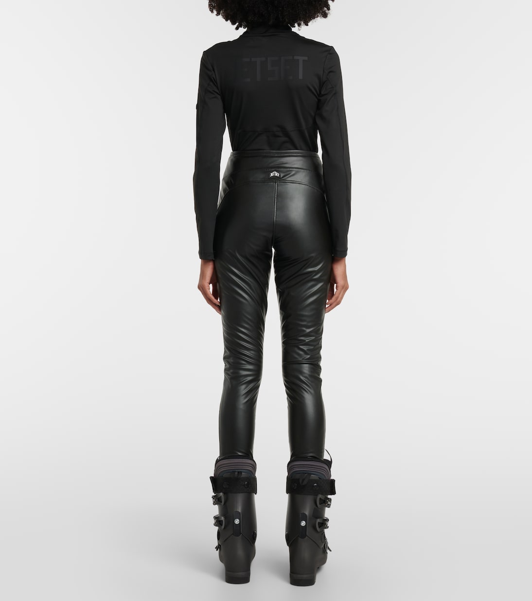 Pegaso faux leather leggings | Jet Set