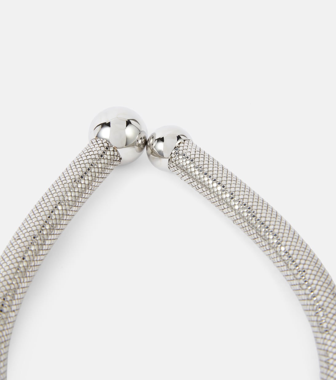 Collana Pixel in cotta di maglia | Rabanne