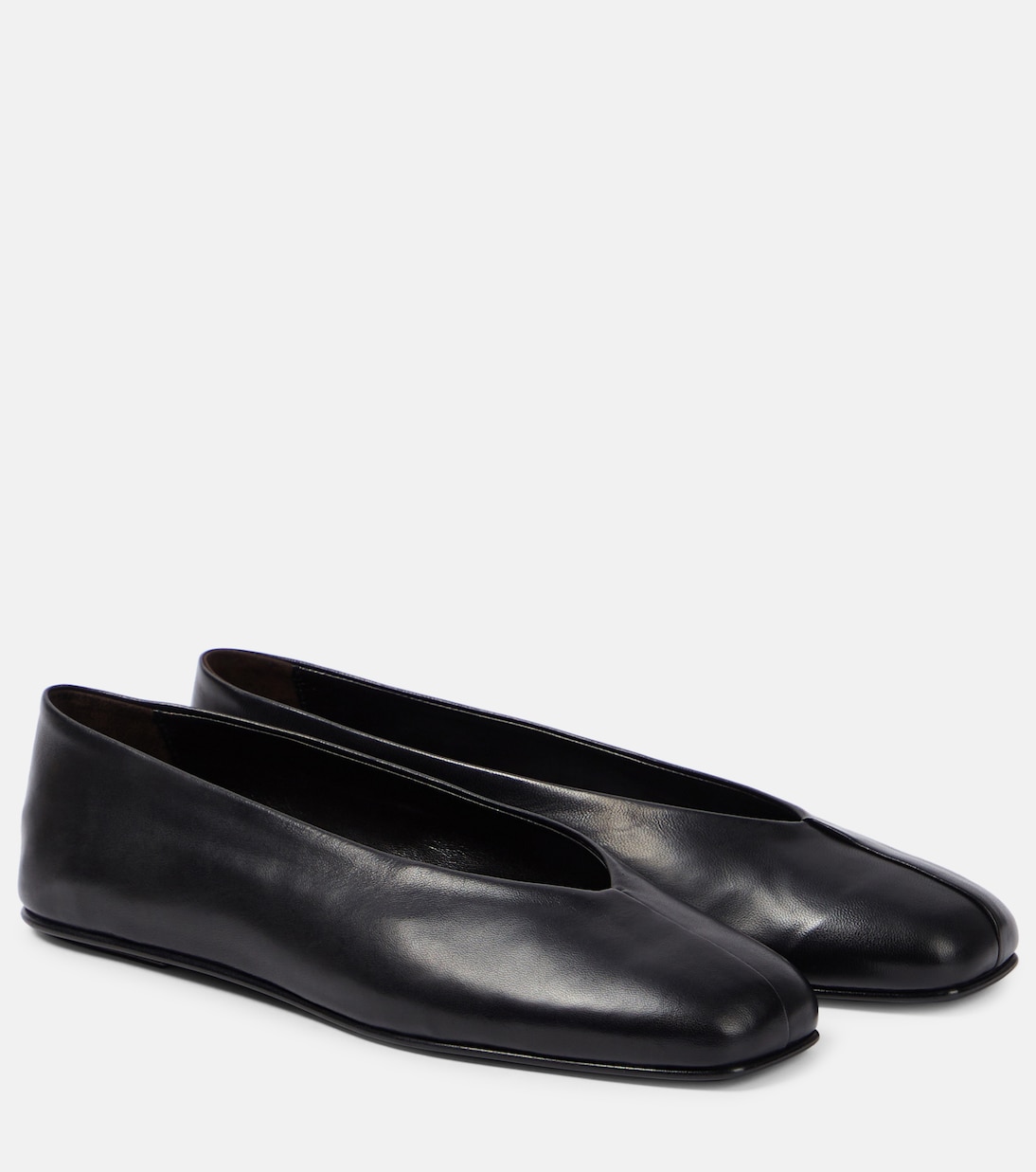 Ballerinas Eva Two aus Leder | The Row