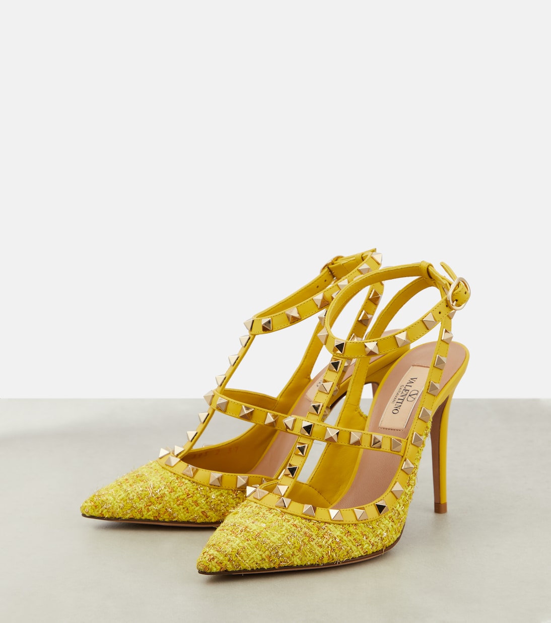 Rockstud bouclé pumps | Valentino Garavani