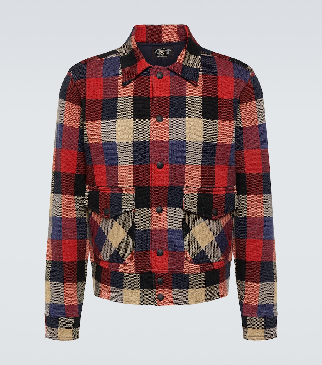 Chaqueta de lana a cuadros | RRL