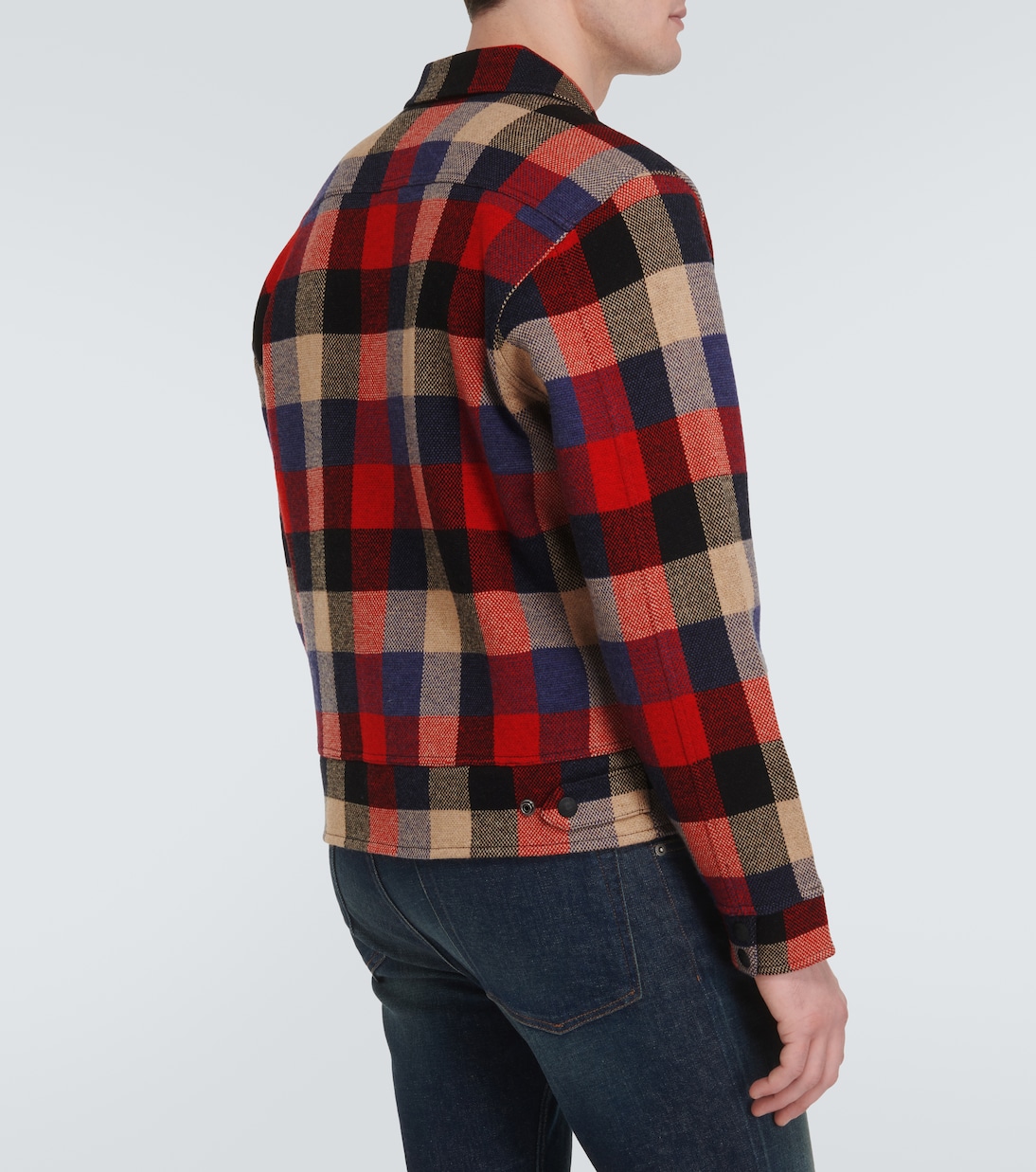 Chaqueta de lana a cuadros | RRL