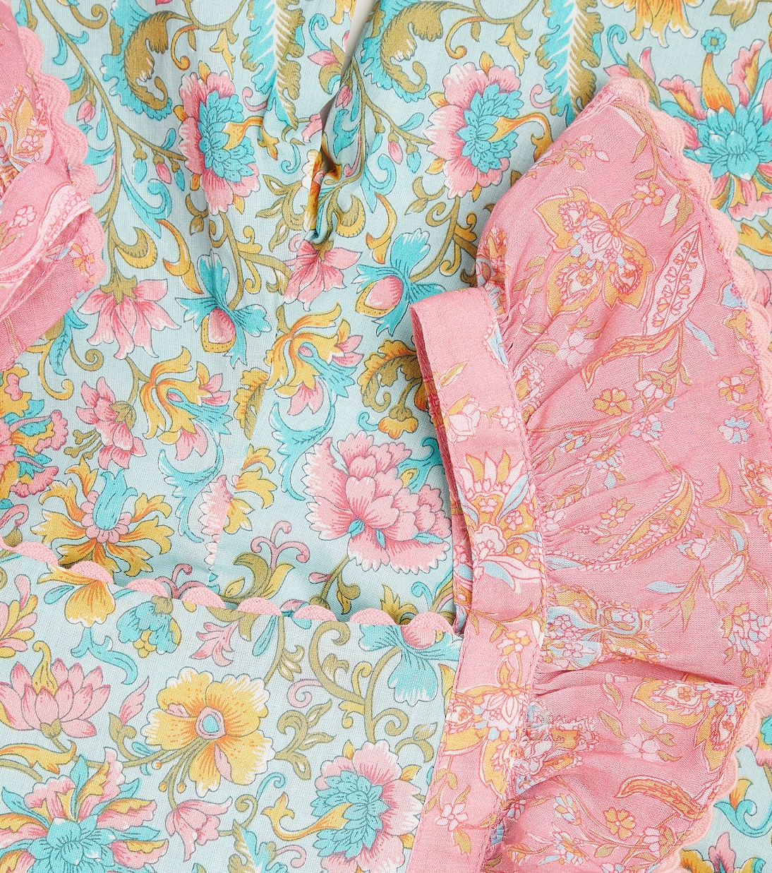 Mono Shalina de algodón floral con volantes | Louise Misha
