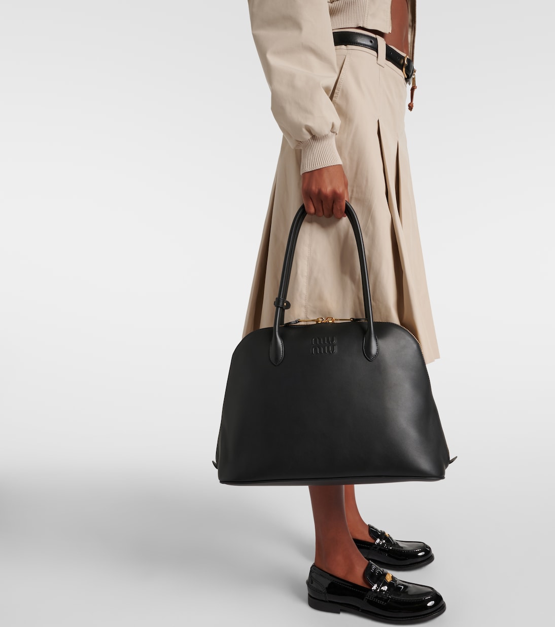 Sac Softy Small en cuir | Miu Miu