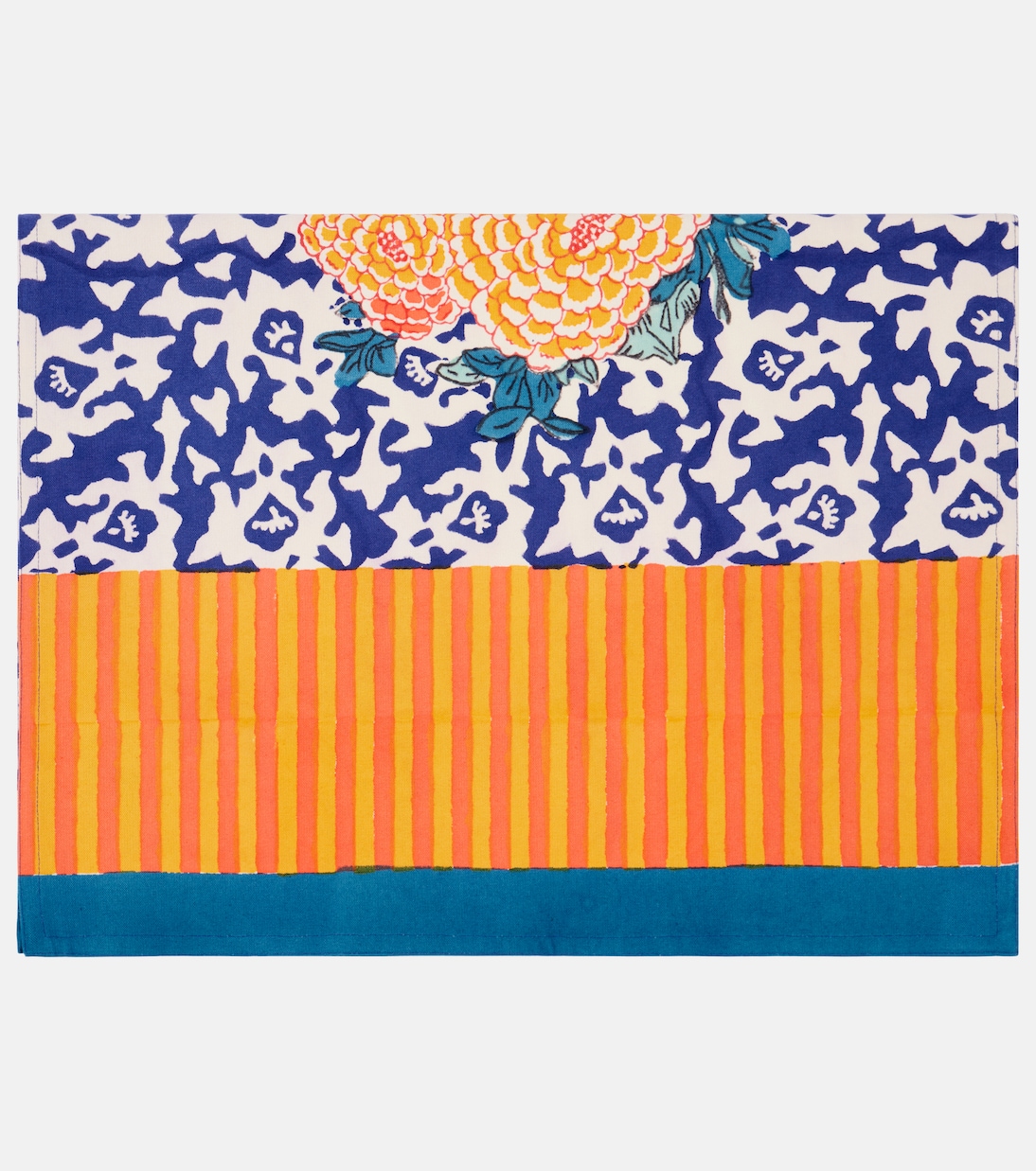 Arabesque Corolla cotton table runner | Lisa Corti