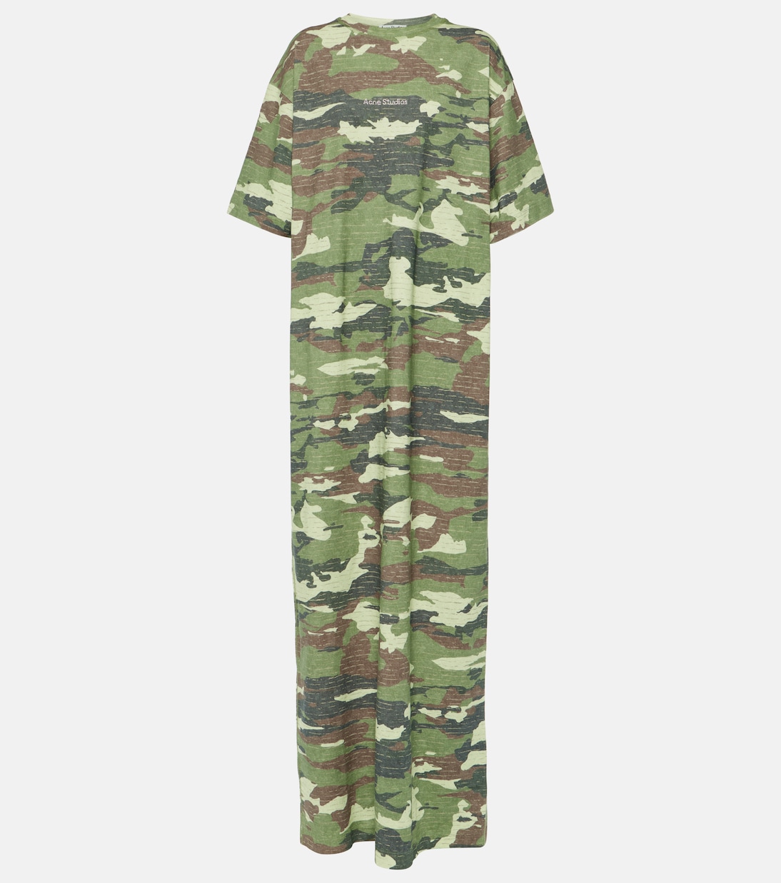 Edrass camouflage cotton maxi dress | Acne Studios