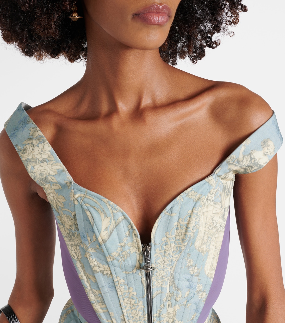 Corsé Classic Toile de Jouy con paneles | Vivienne Westwood