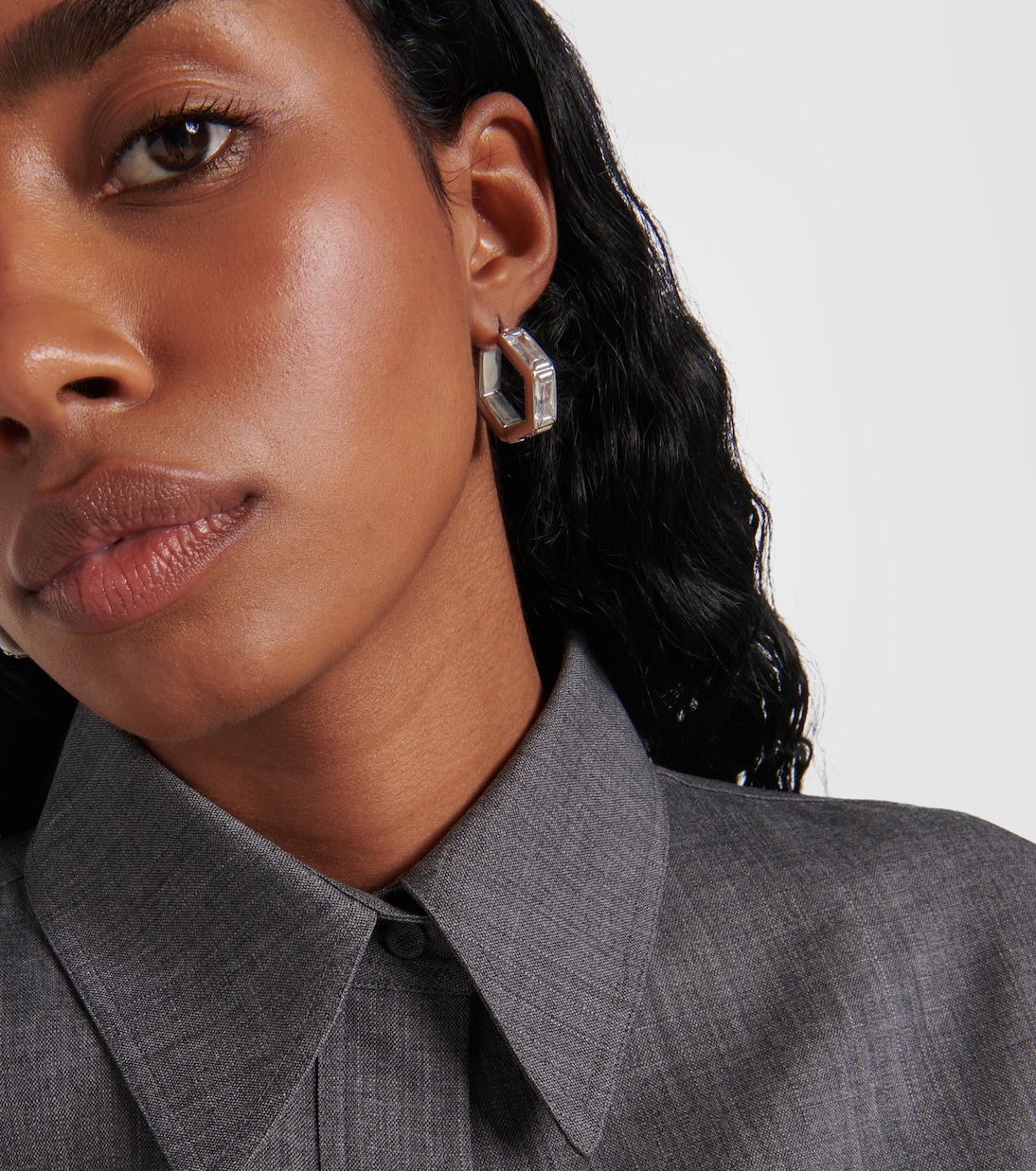 Orecchini con cristalli | Jil Sander