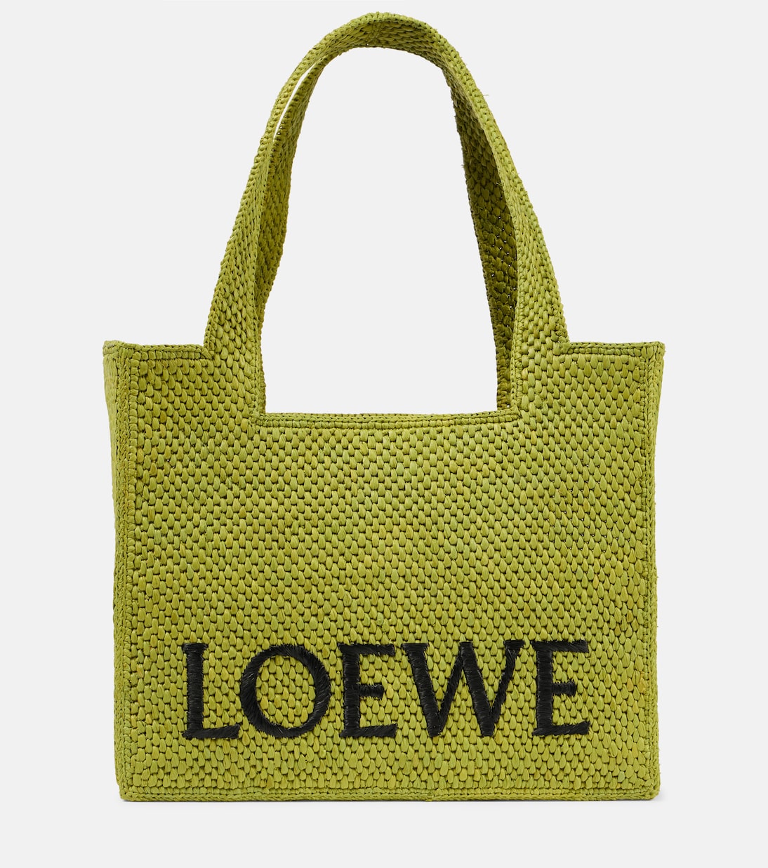 Cabas Paula’s Ibiza Font Medium en raphia | Loewe