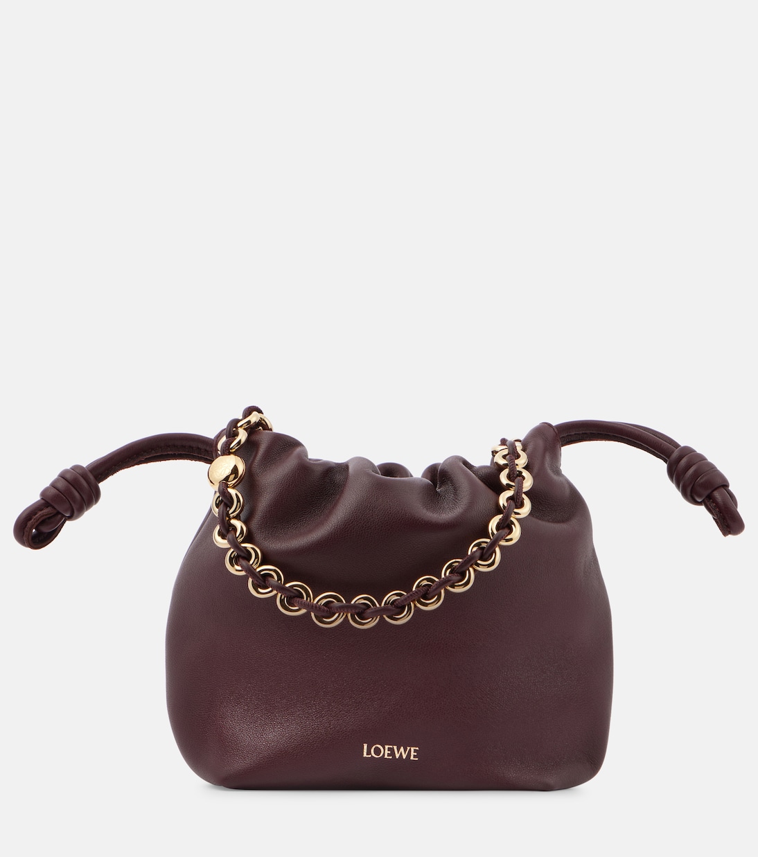 Borsa a spalla Flamenco Mini in pelle | Loewe