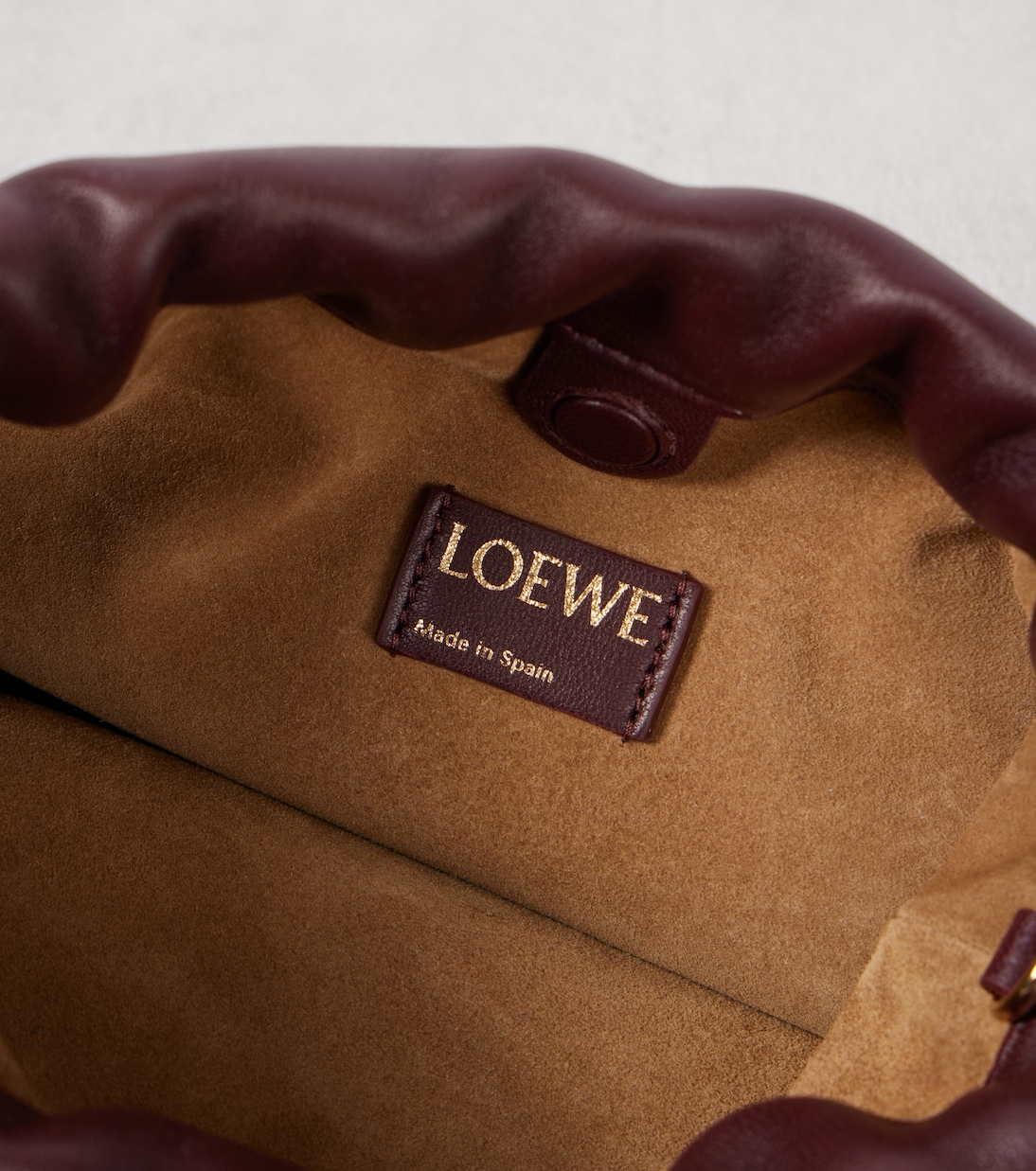 Borsa a spalla Flamenco Mini in pelle | Loewe