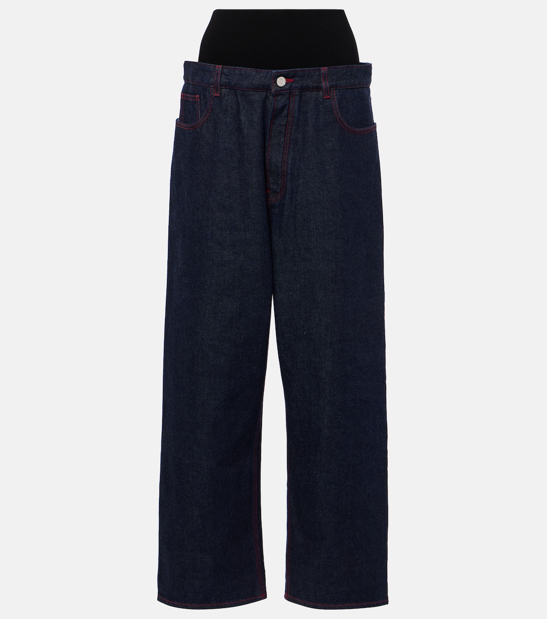 Jeans Jóvenes Alaïa de Corte Ancho y Tiro Bajo
