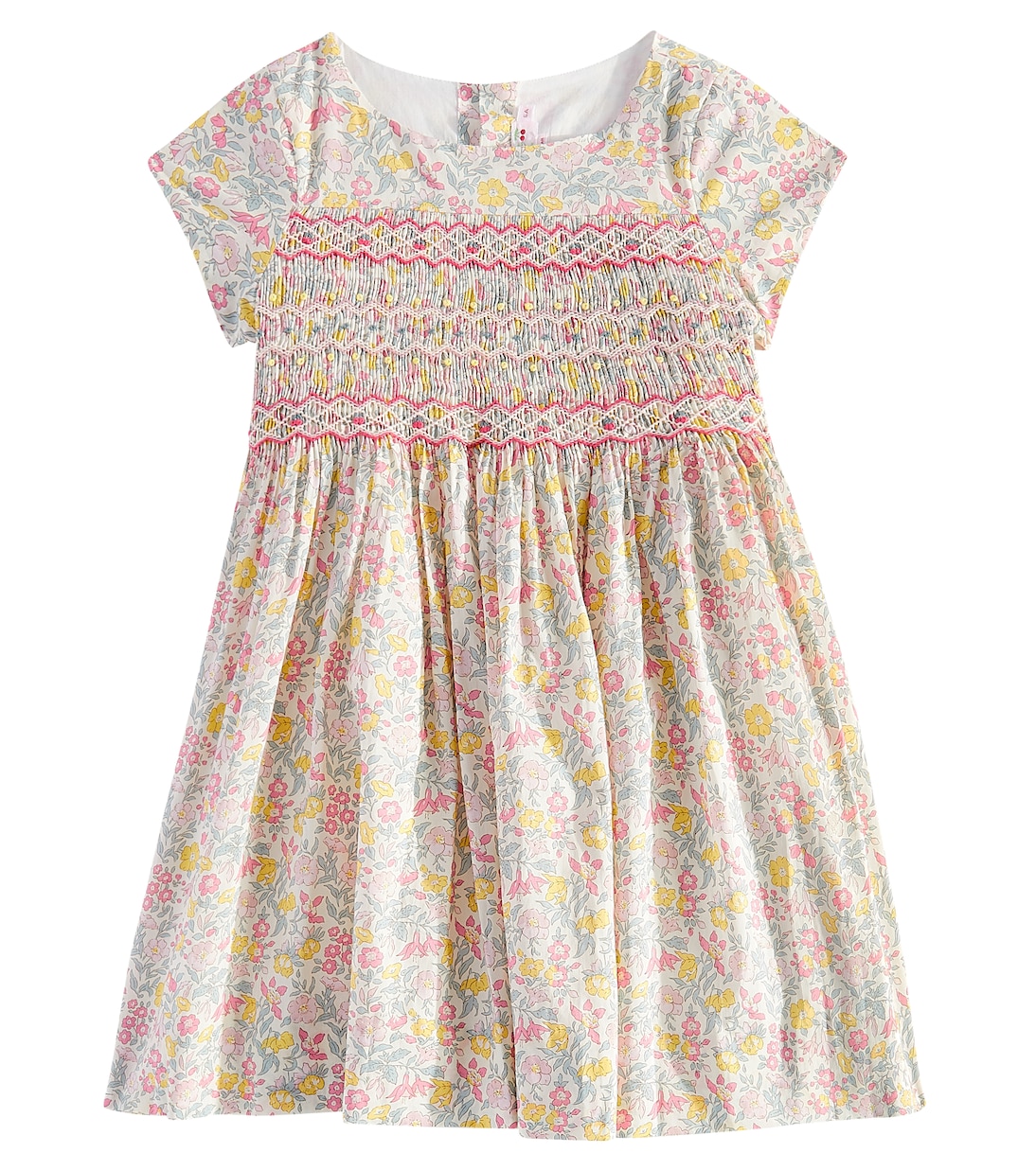 Abito Duchesse in cotone con stampa | Bonpoint