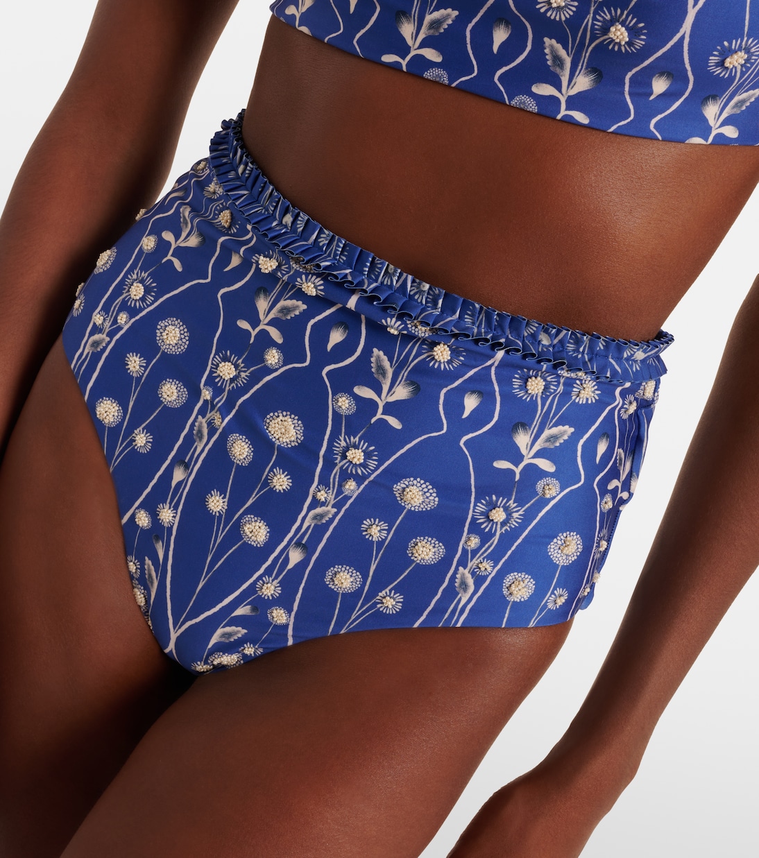 Slip bikini Nopal a vita alta | Agua by Agua Bendita