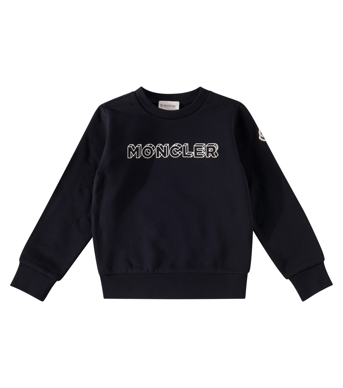 Felpa in jersey di cotone con logo | Moncler Enfant