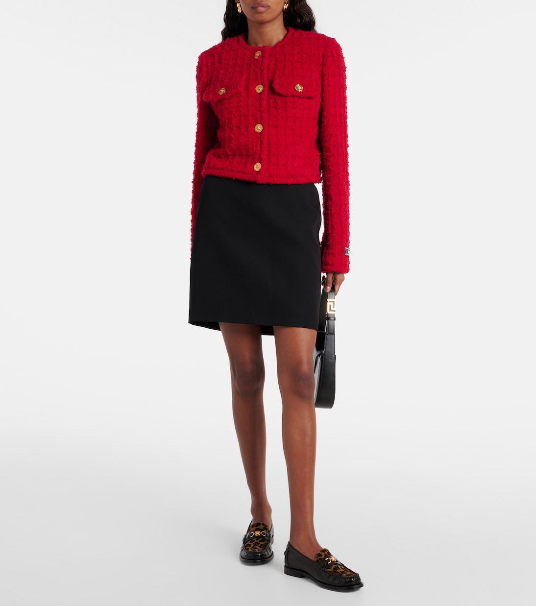 Medusa '95 leopard-print loafers | Versace
