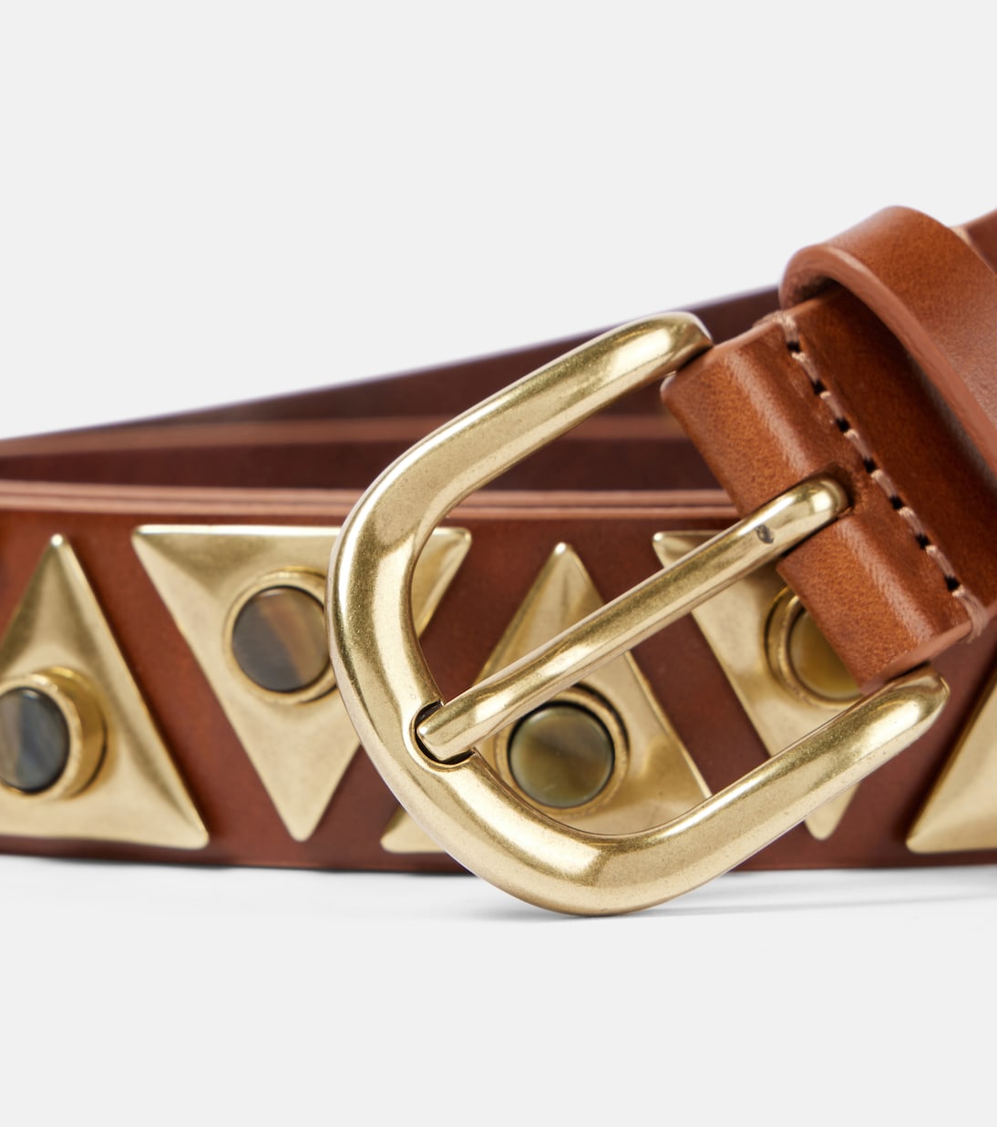 Cintura in pelle decorata Veliana di Isabel Marant per stile giovane e trendy