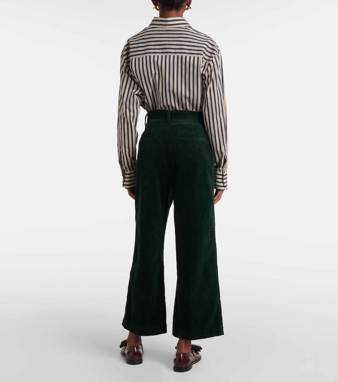 Weite High-Rise-Hose aus Baumwoll-Cord | Polo Ralph Lauren