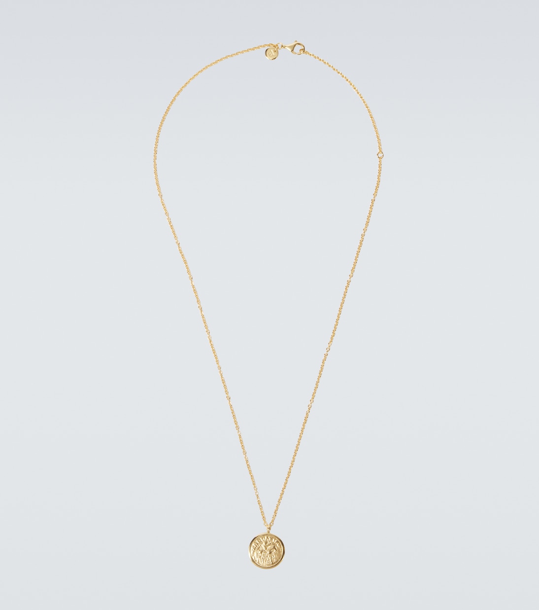 Collana Coin in argento sterling bagnata in oro 18kt | Tom Wood