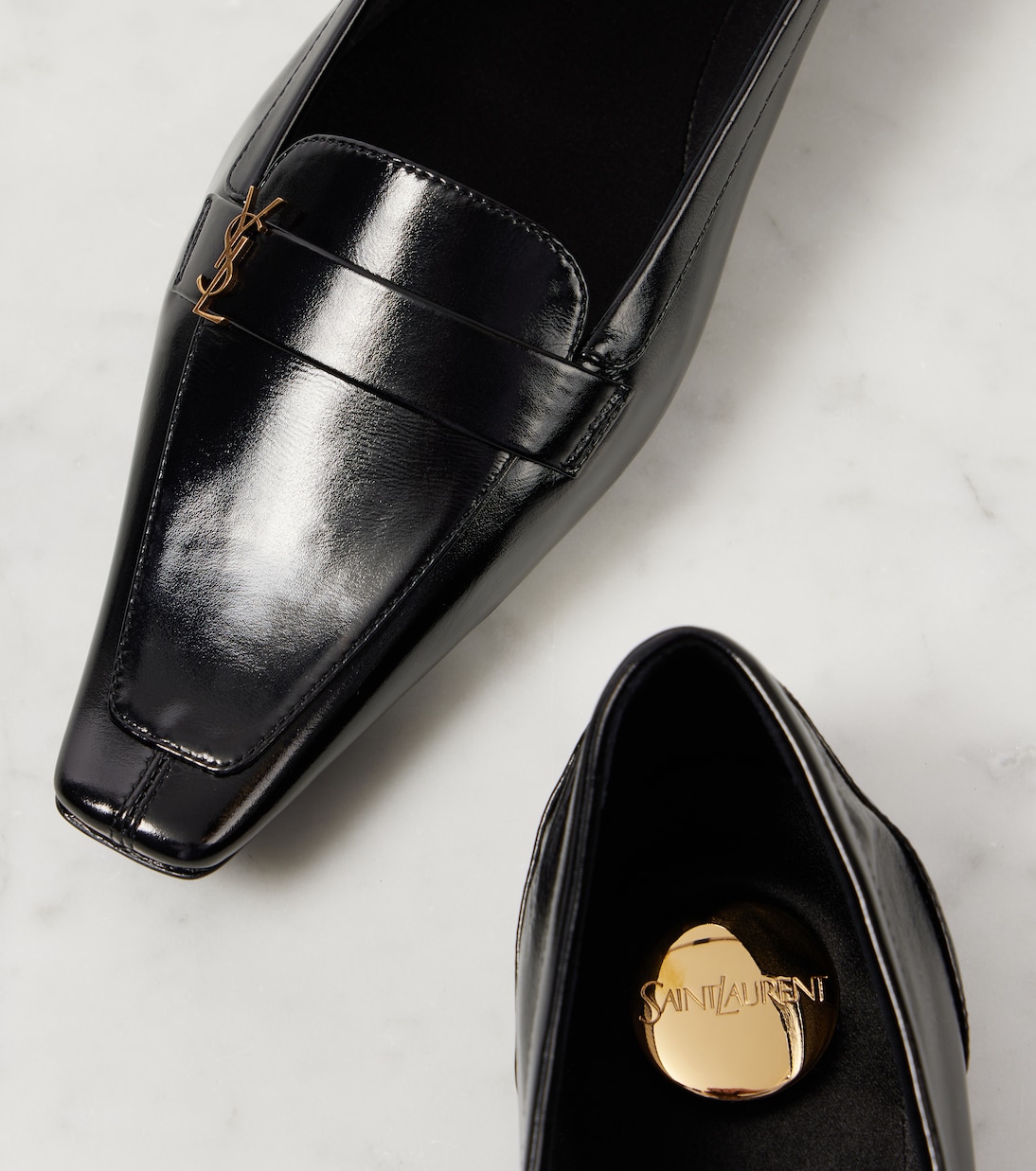 Ballerine Poppy in pelle | Saint Laurent