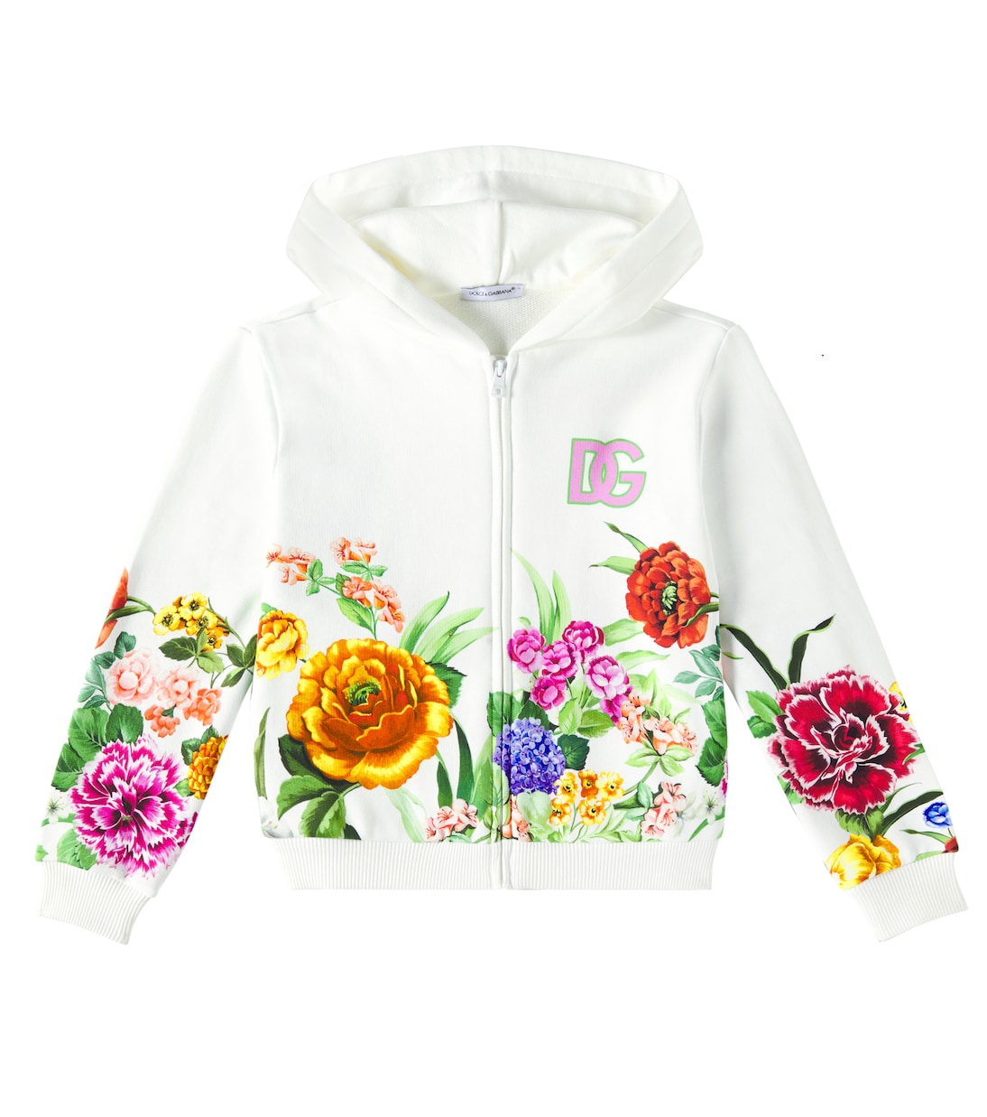Sudadera con capucha DG de algodón | Dolce&Gabbana Kids