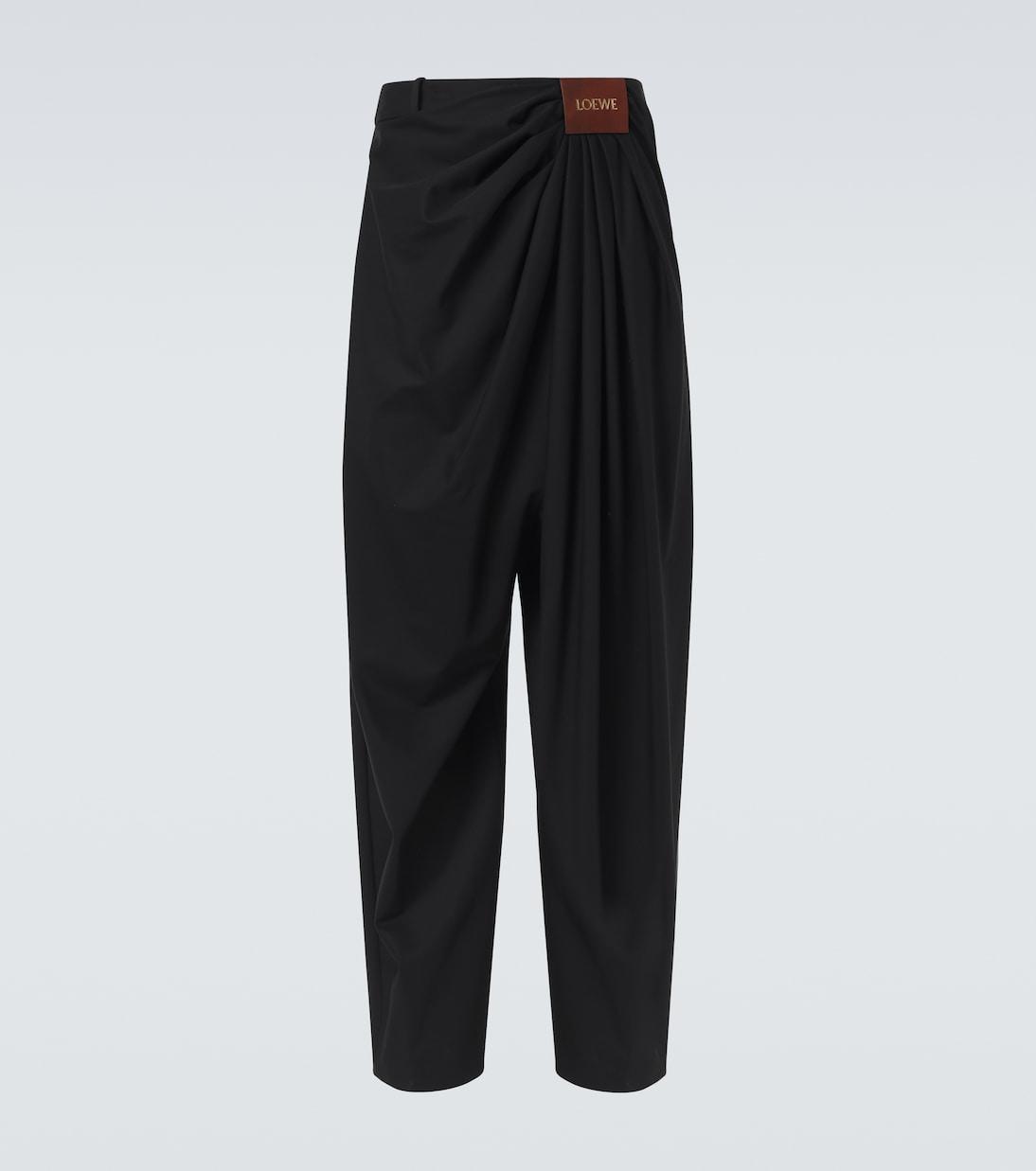 Weite Hose aus Baumwolle und Seide | Loewe