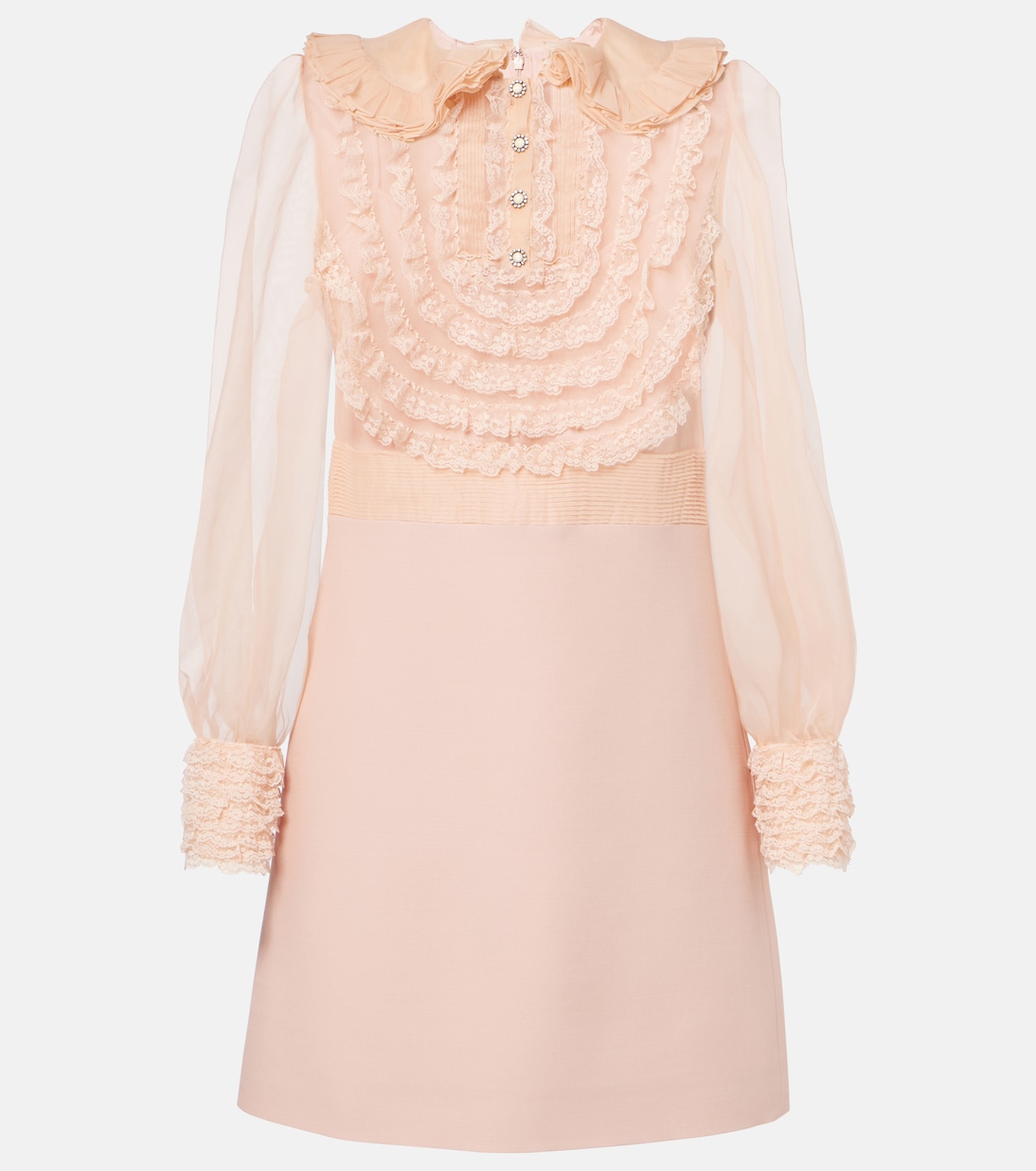 Besticktes Minikleid aus Crepe Couture | Valentino