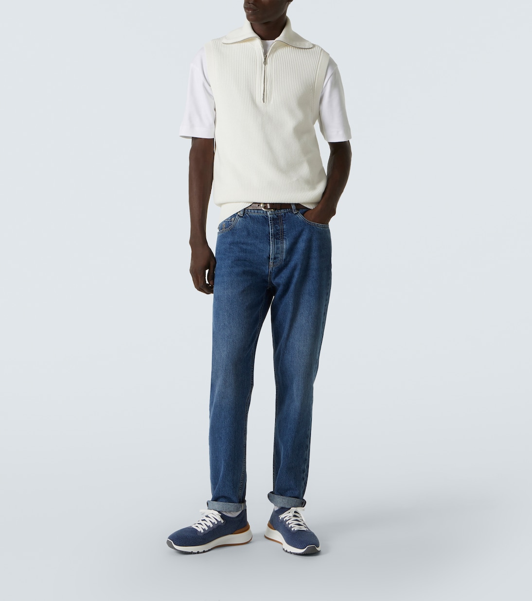 Zapatillas en denim | Brunello Cucinelli