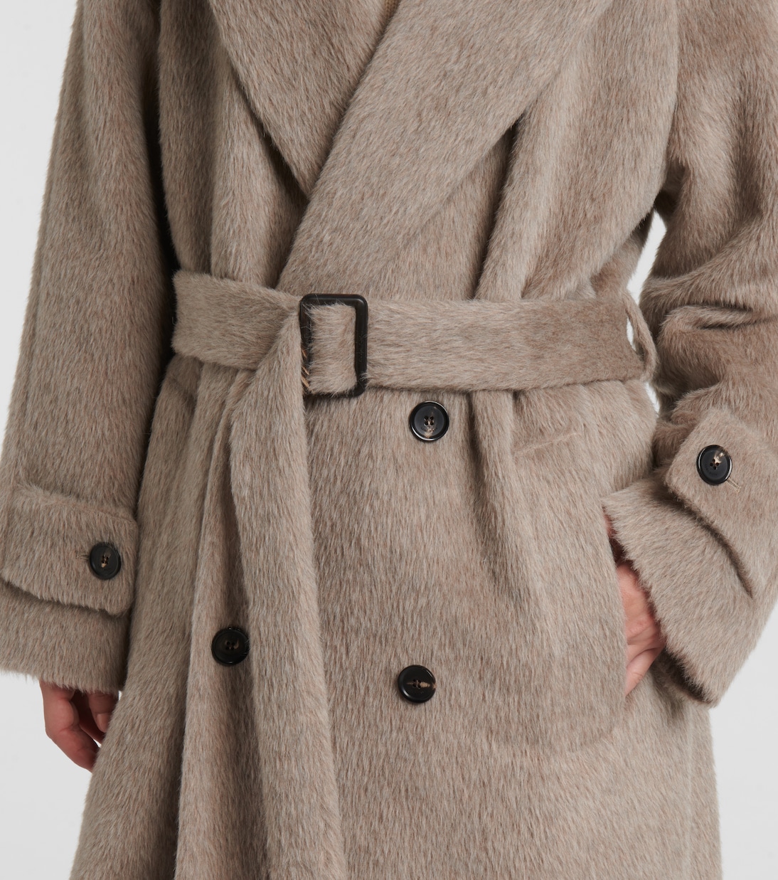 Foster alpaca and wool trench coat | Loro Piana