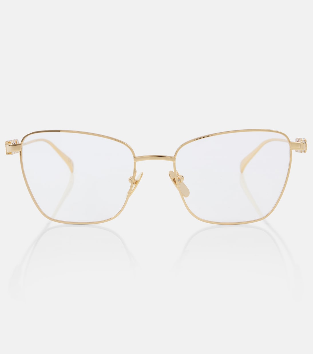 Occhiali cat-eye GUCCI con dettagli glamour per uno stile giovane e audace