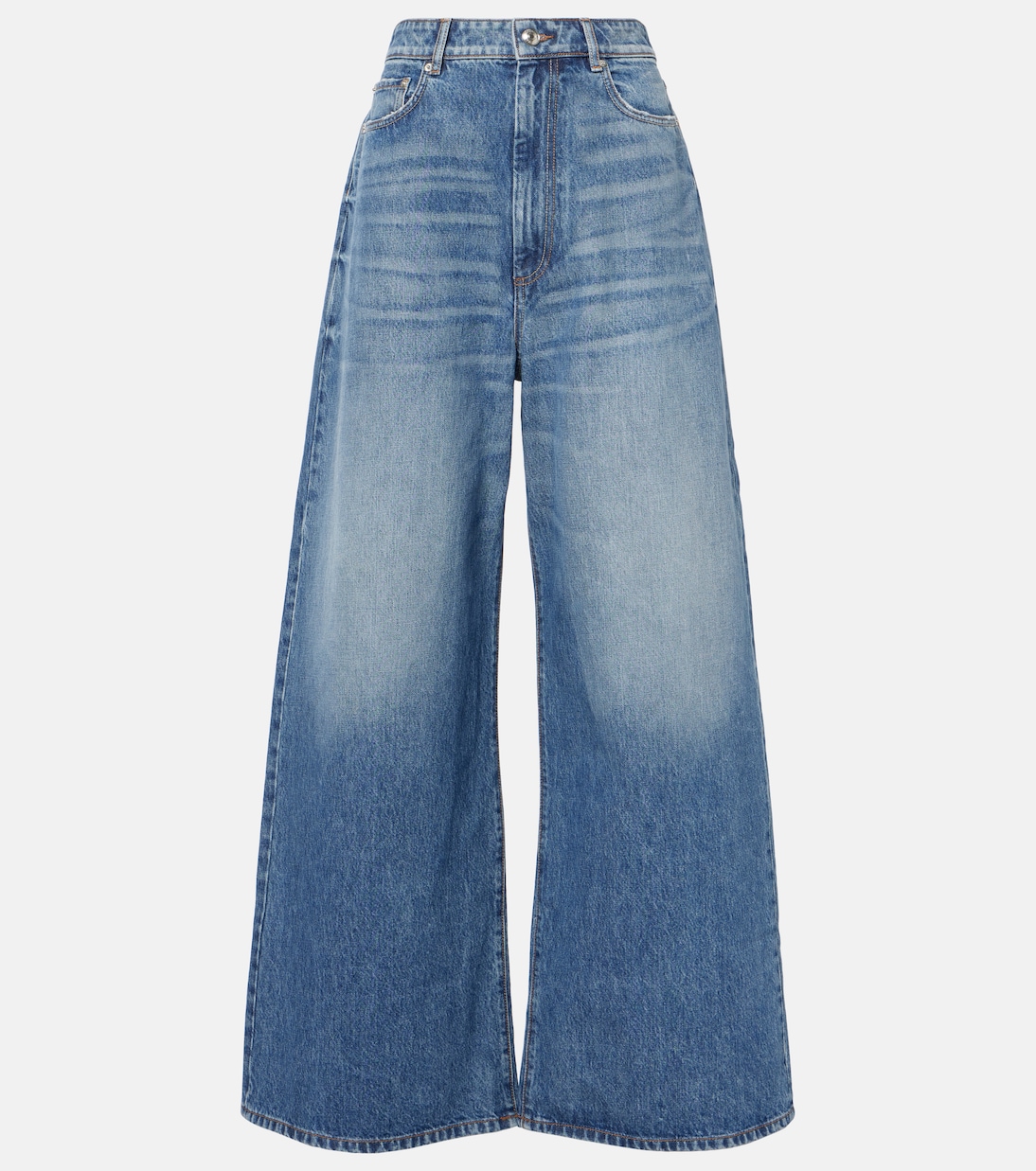 Mid-Rise Wide-Leg Jeans Angri | Sportmax