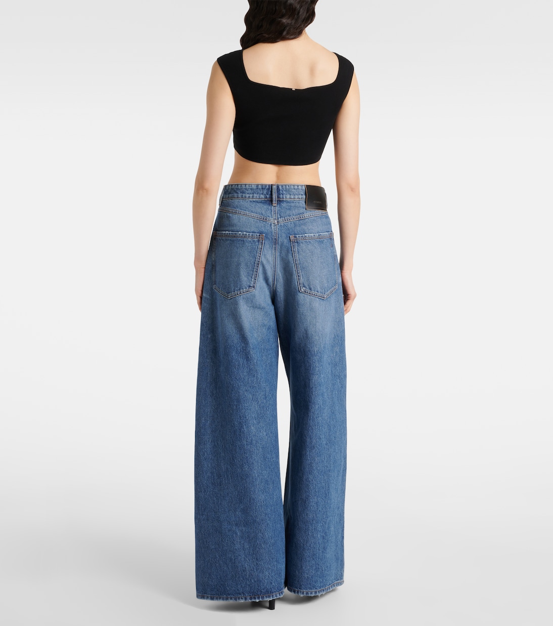 Mid-Rise Wide-Leg Jeans Angri | Sportmax