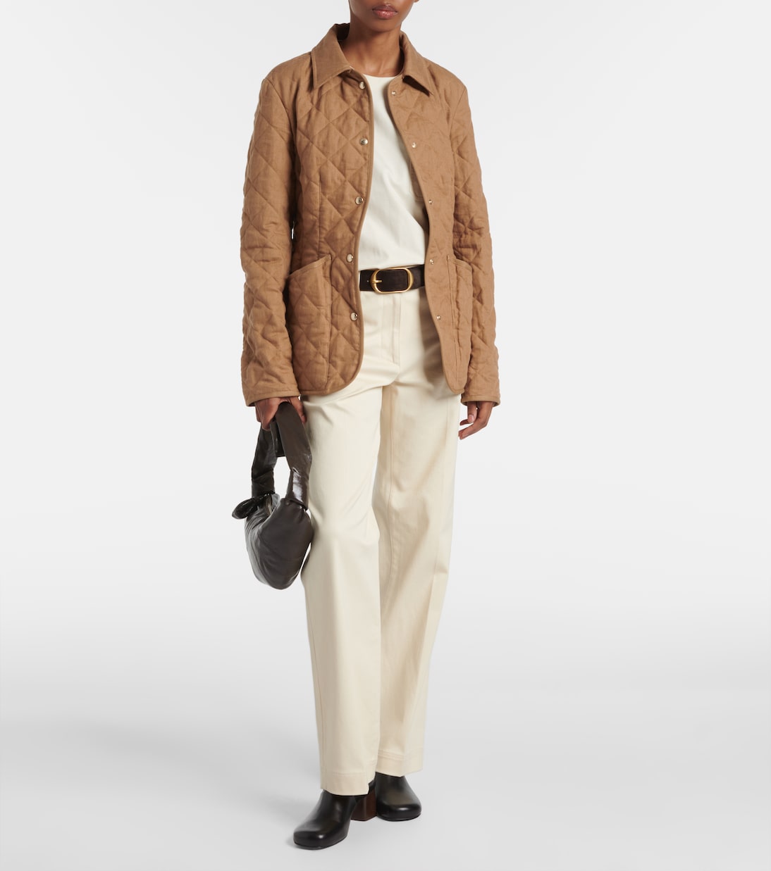 Giacca trapuntata Uzes in lino | Moncler