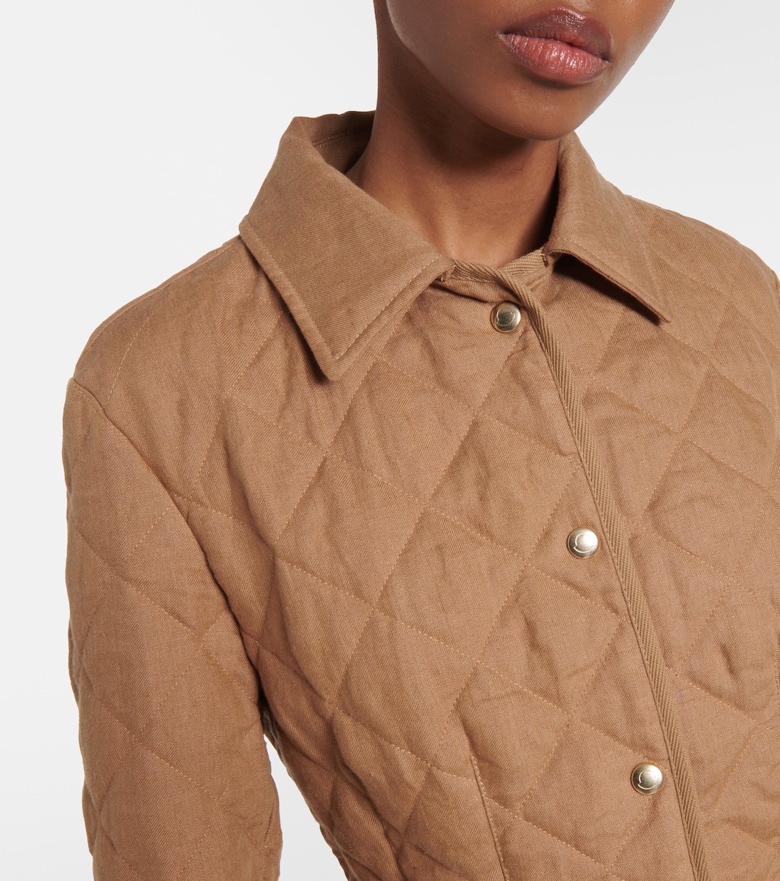Giacca trapuntata Uzes in lino | Moncler