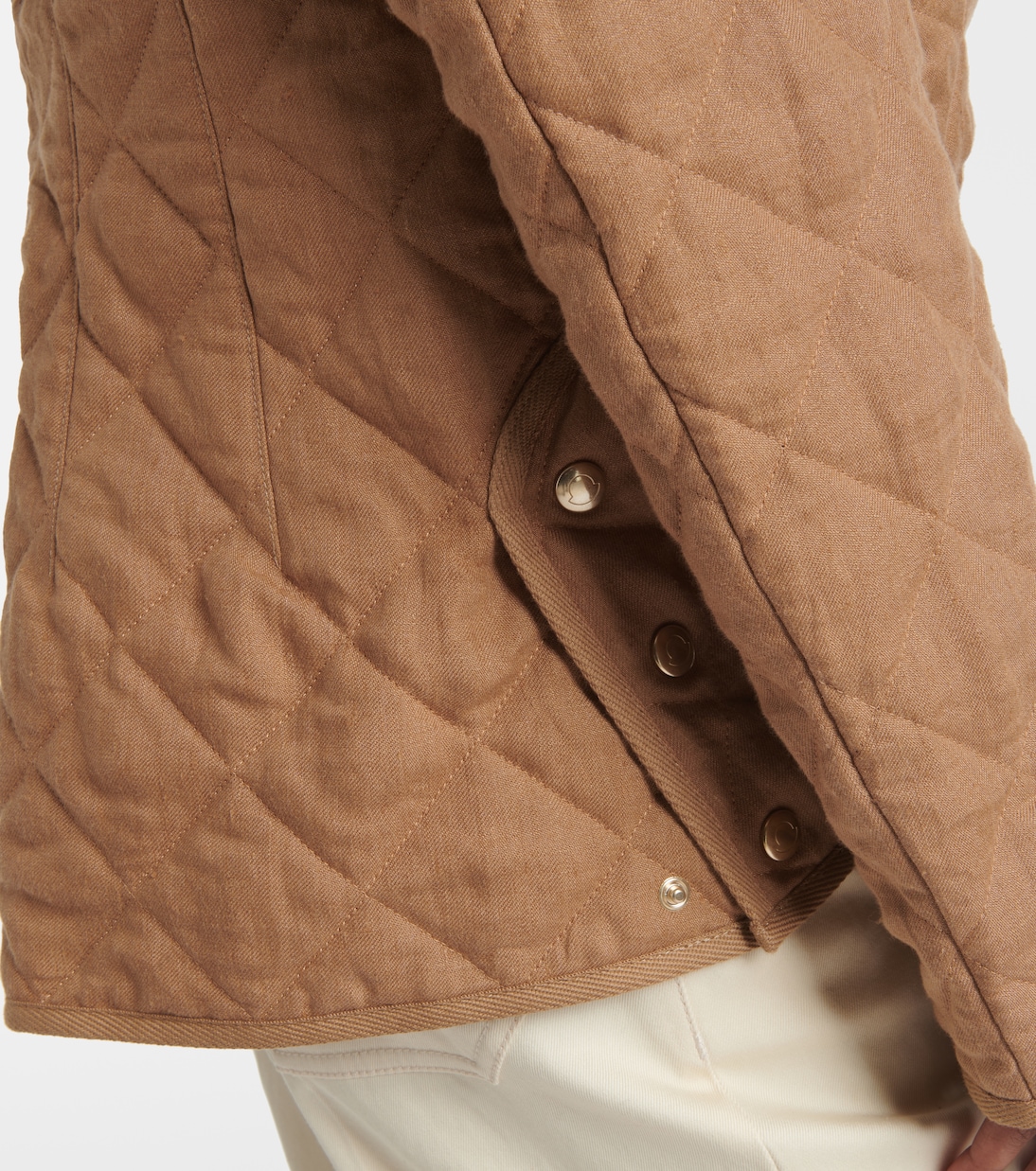Giacca trapuntata Uzes in lino | Moncler